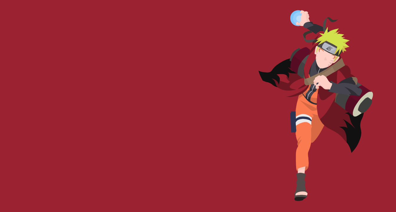 Naruto Sage Mode Minimalist Wallpaper