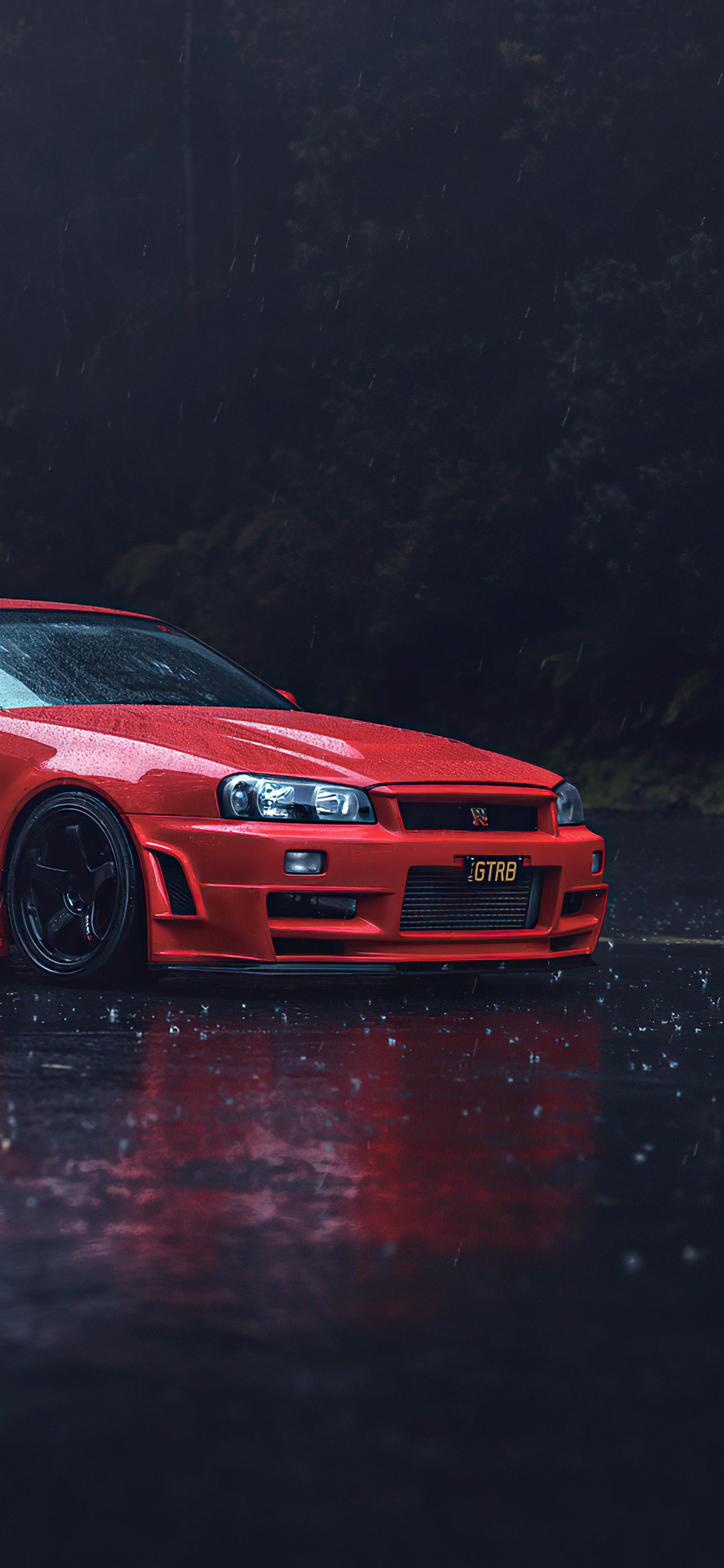 Red Nissan Skyline Wallpaper