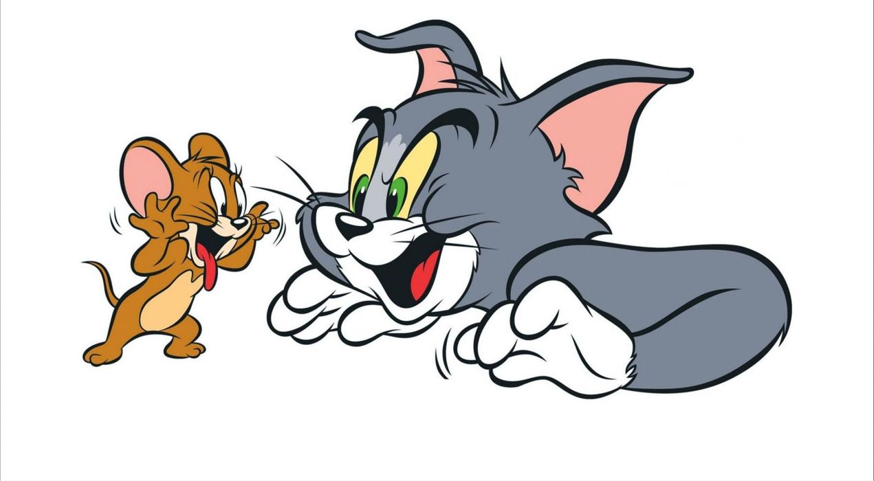 TOM JERRY animation cartoon comedy family cat mouse mice 1tomjerry wallpaperx1283
