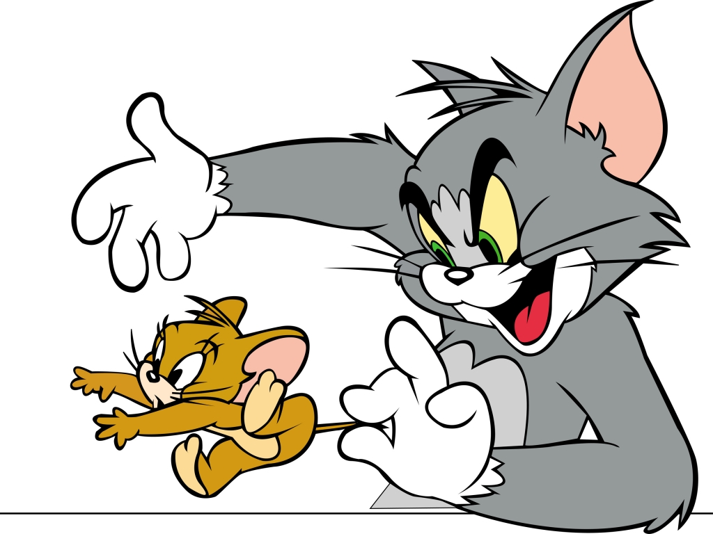 Tom and Jerry Cartoon wallpaperx768