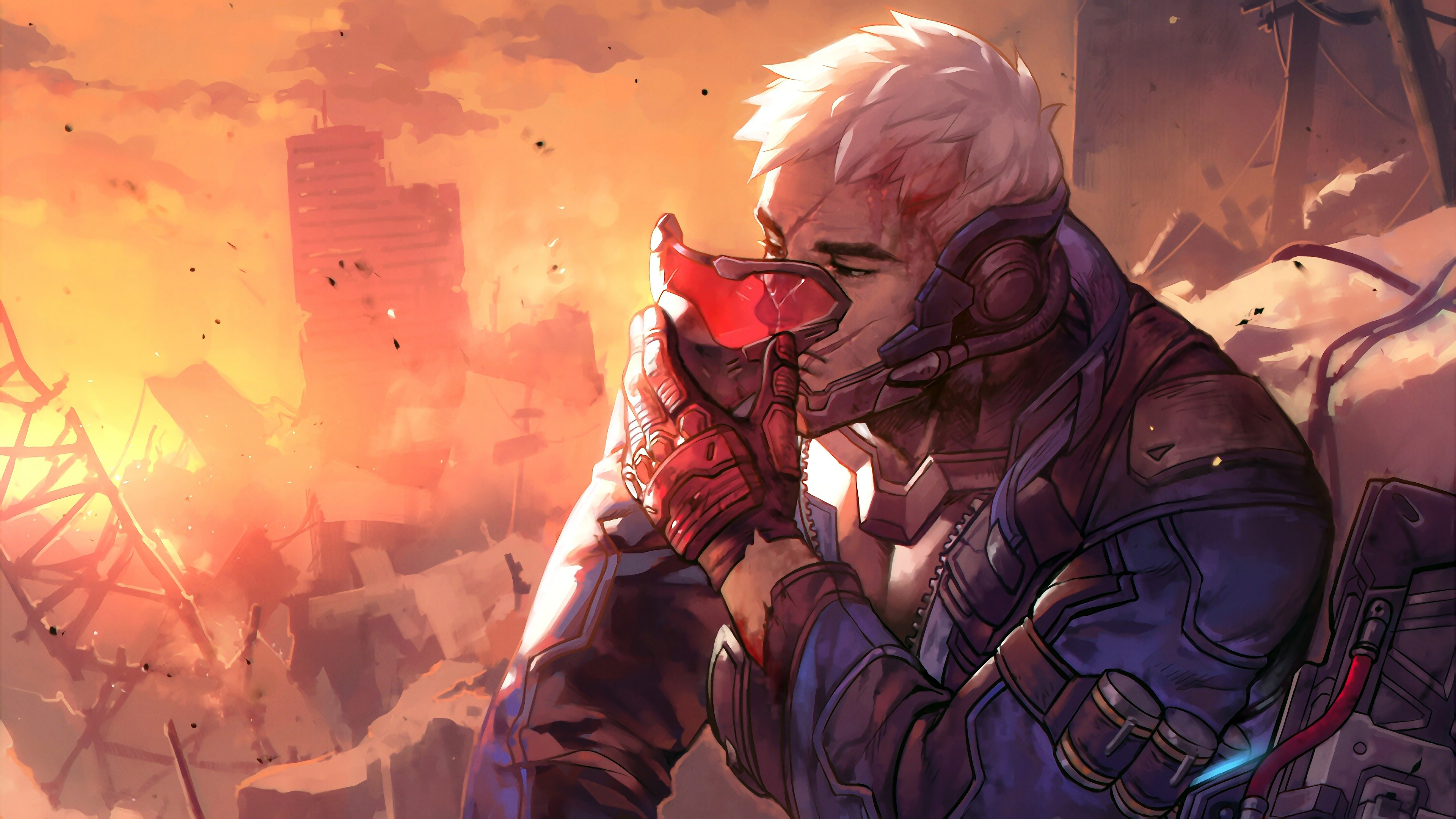 Soldier: 76 4K 8K HD Overwatch Wallpaper