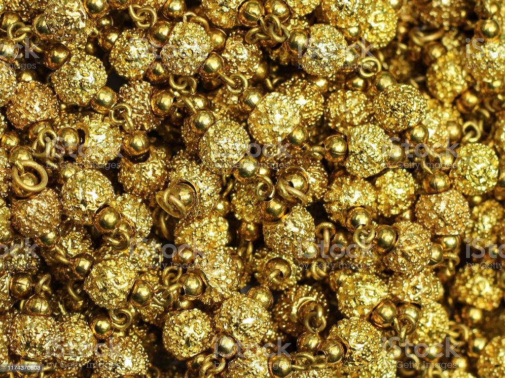 Gold Jewelry Texture Background Image Now