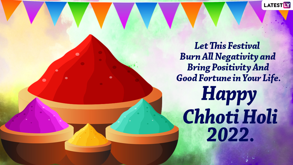 Holika Dahan HD Photo & Choti Holi 2022 Wallpaper: Wish Happy Holi With WhatsApp Messages, Facebook Status, GIF Greetings, SMS and Quotes to Family and Friends