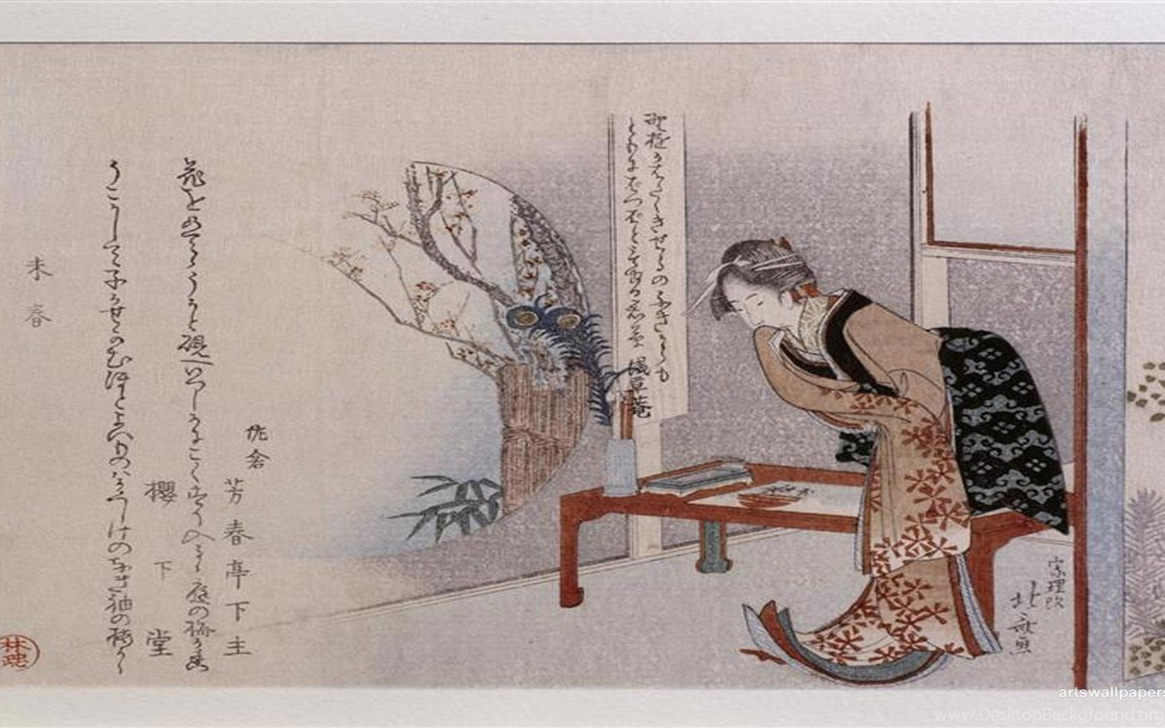 Wallpaper Hokusai Katsushika Ukiyo E Japanese Art 1920x1080. Desktop Background