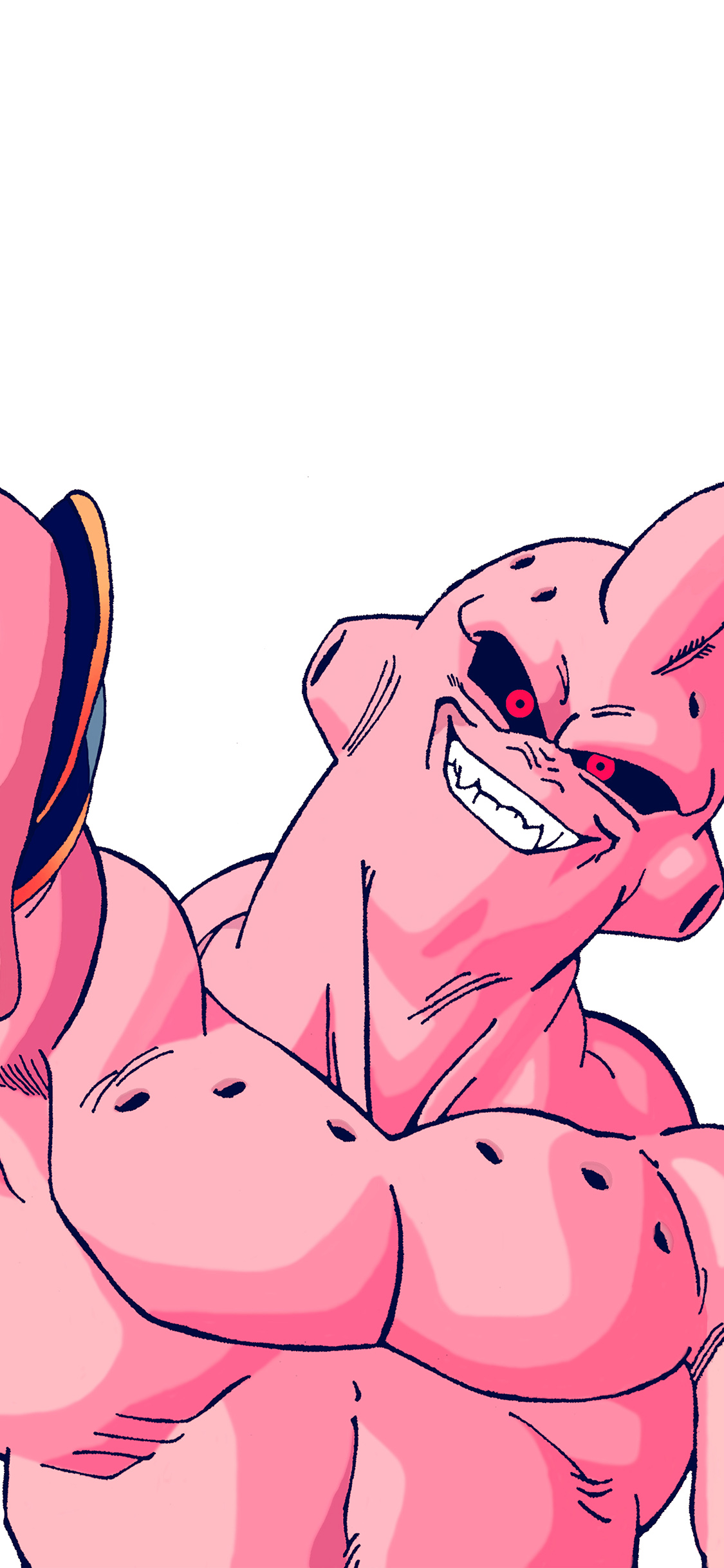 iPhone X wallpaper. dragonball buu art illust cute