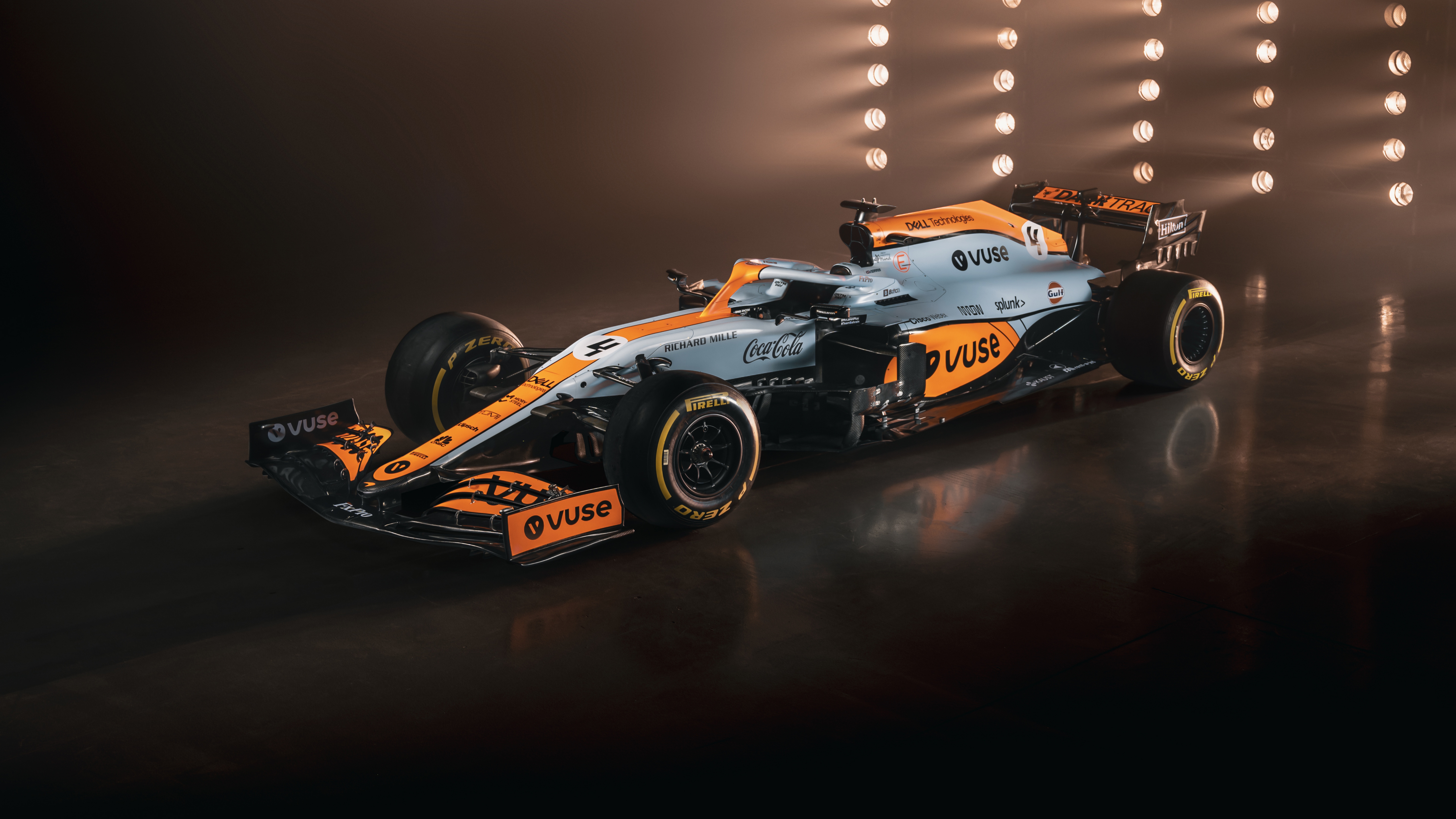 McLaren MCL35M Wallpaper 4K, Formula One cars, 5K