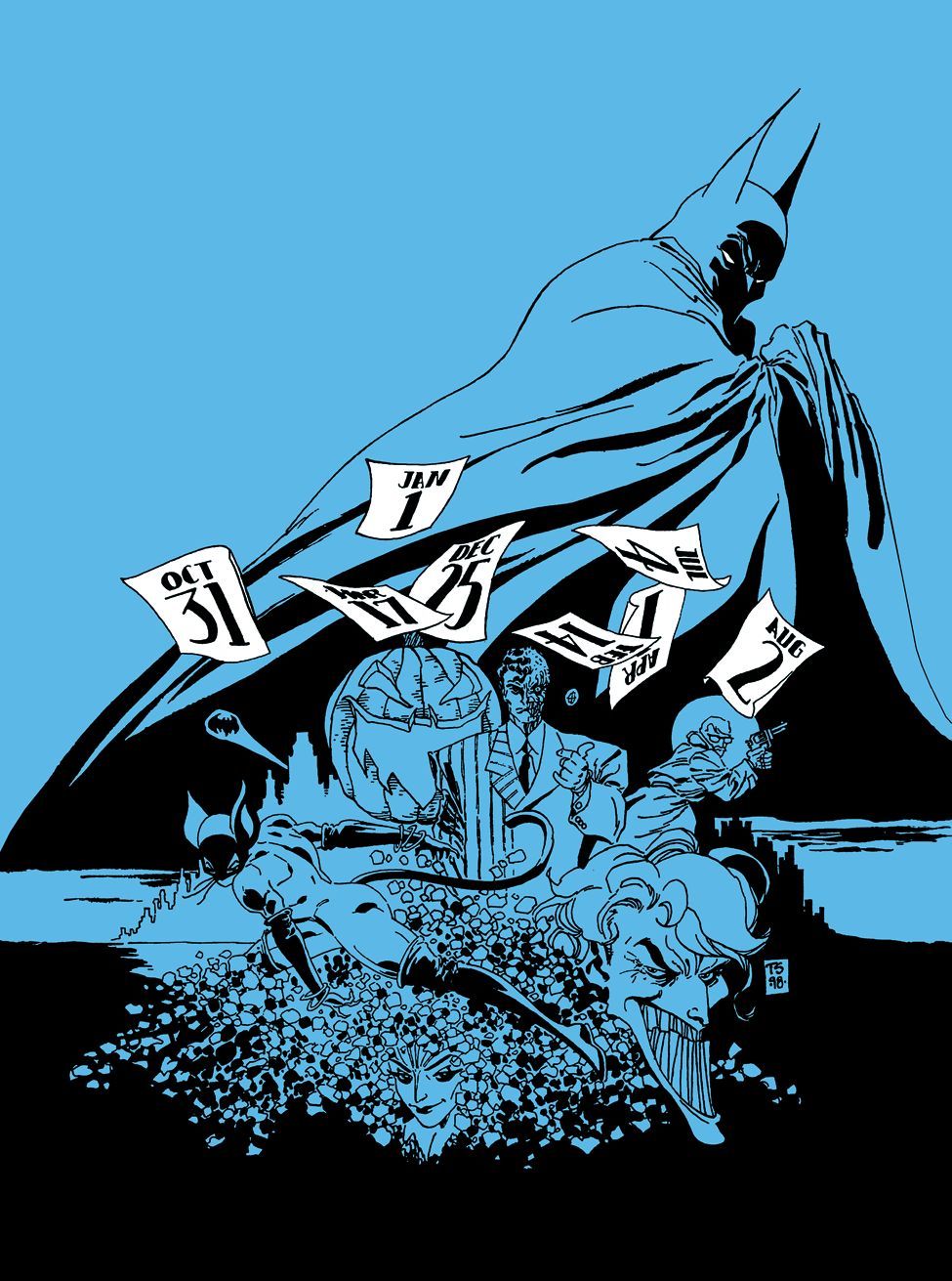 BATMAN BY JEPH LOEB AND TIM SALE OMNIBUS HC. The long halloween, Batman the long halloween, Batman artwork