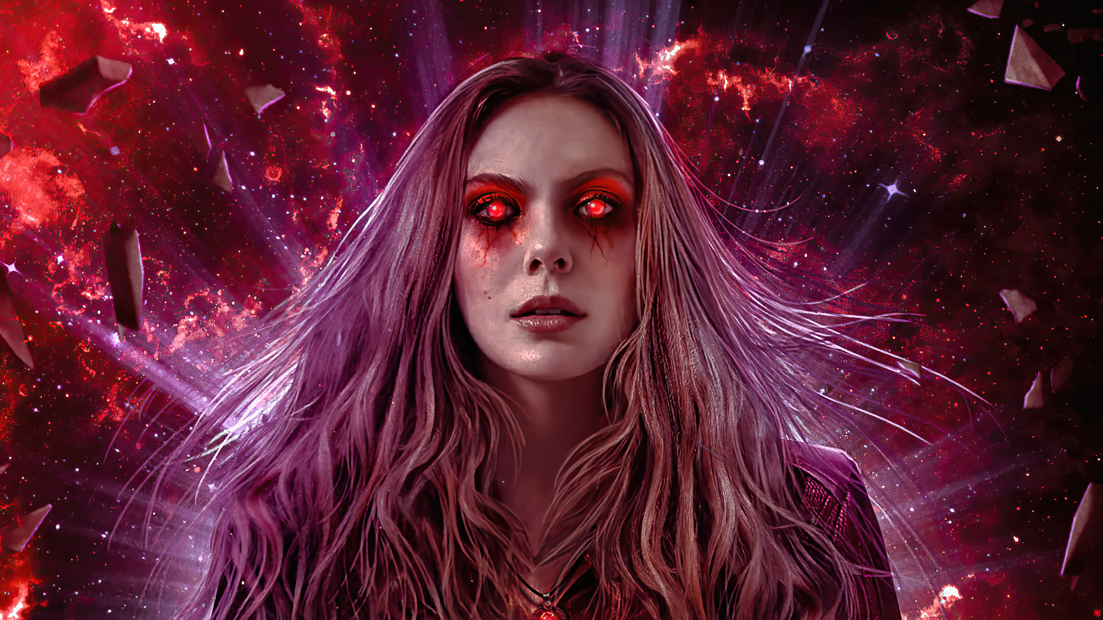 4K Scarlet Witch Wallpaper and Background Image
