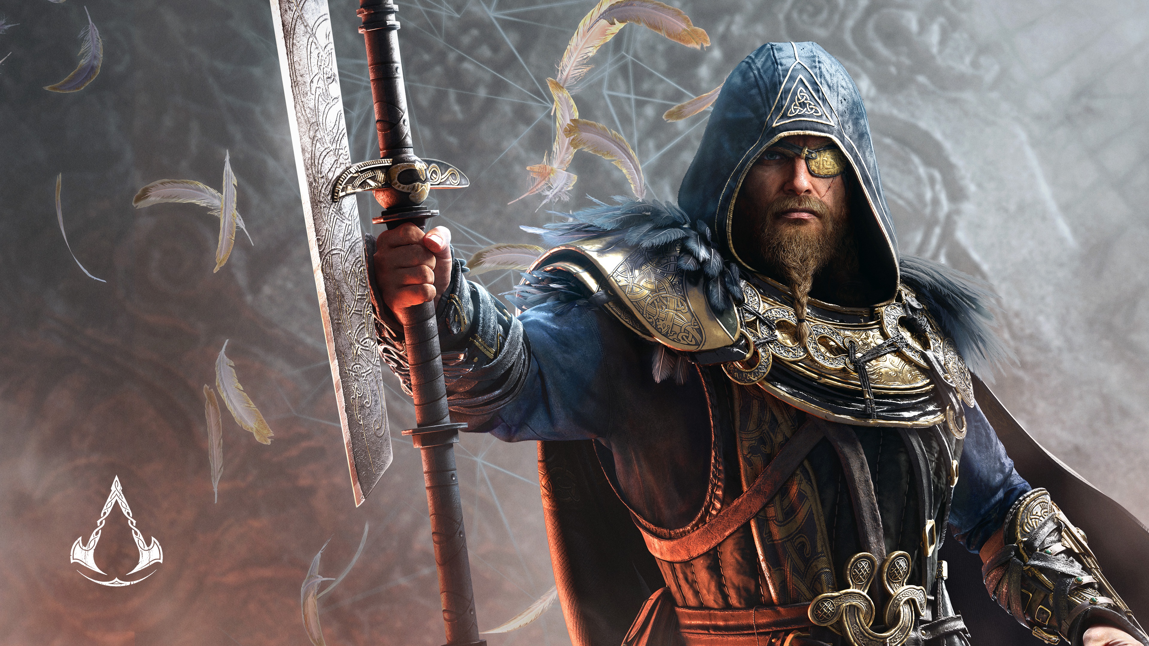 Odin Wallpaper 4K, Assassin's Creed Valhalla, Dawn of Ragnarok, Games