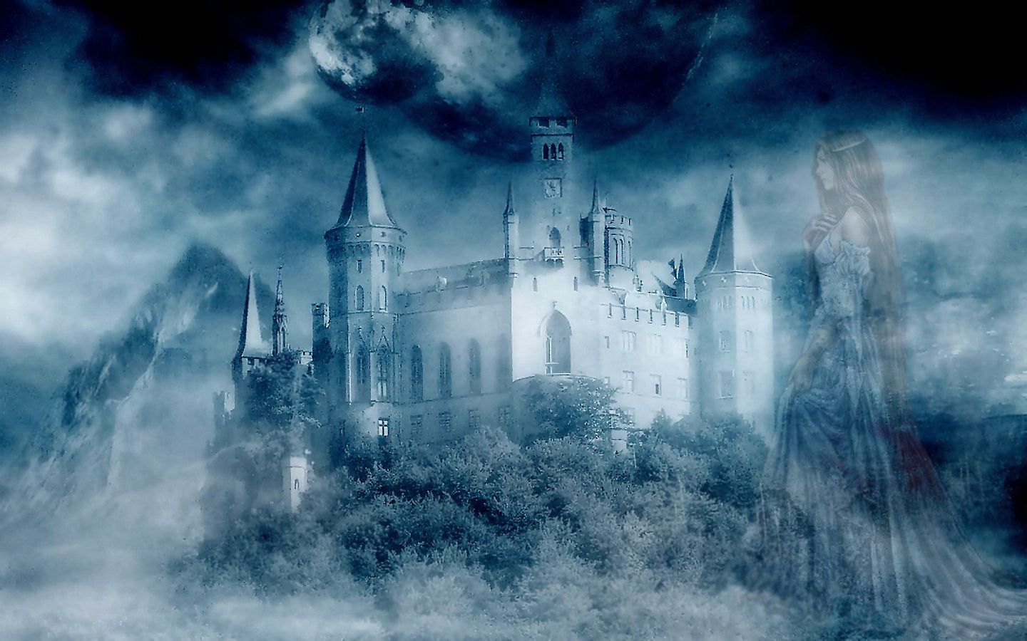 Vampire Castle HD Wallpaper 09445