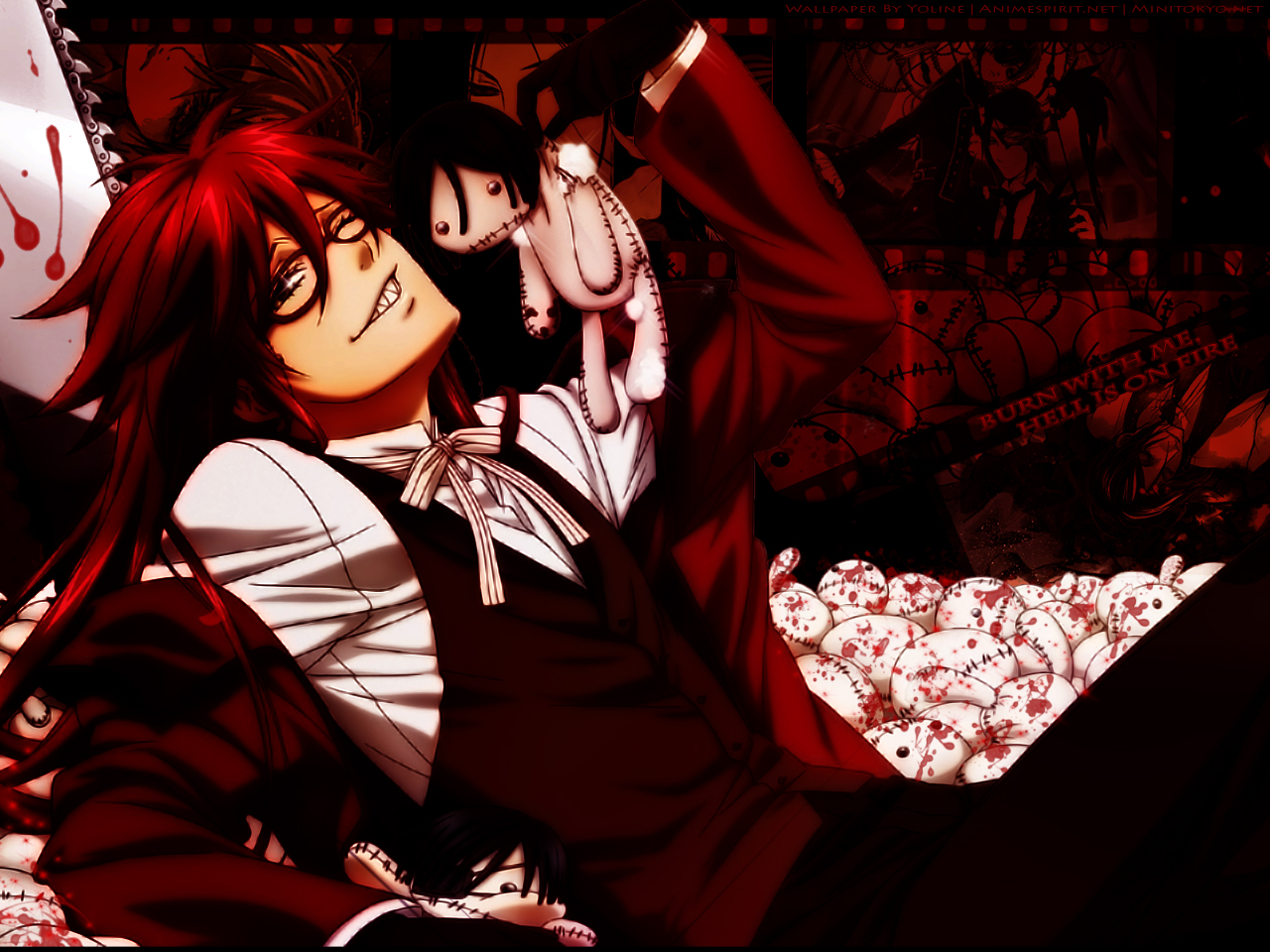 Black Butler Grell Wallpaper