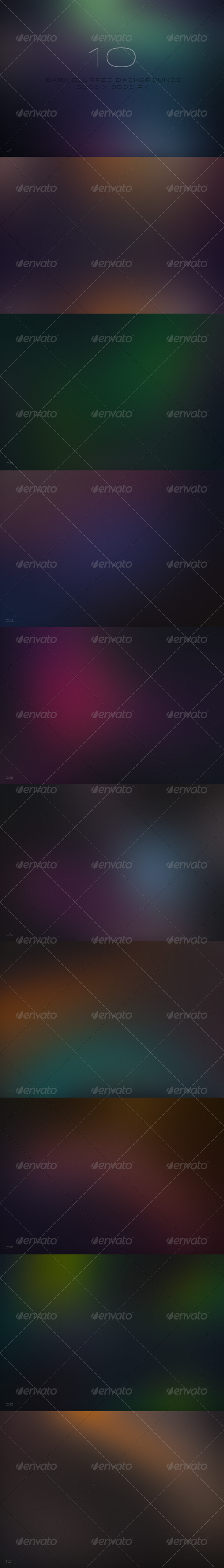 Dark Blurred Background // 4k Ultra HD