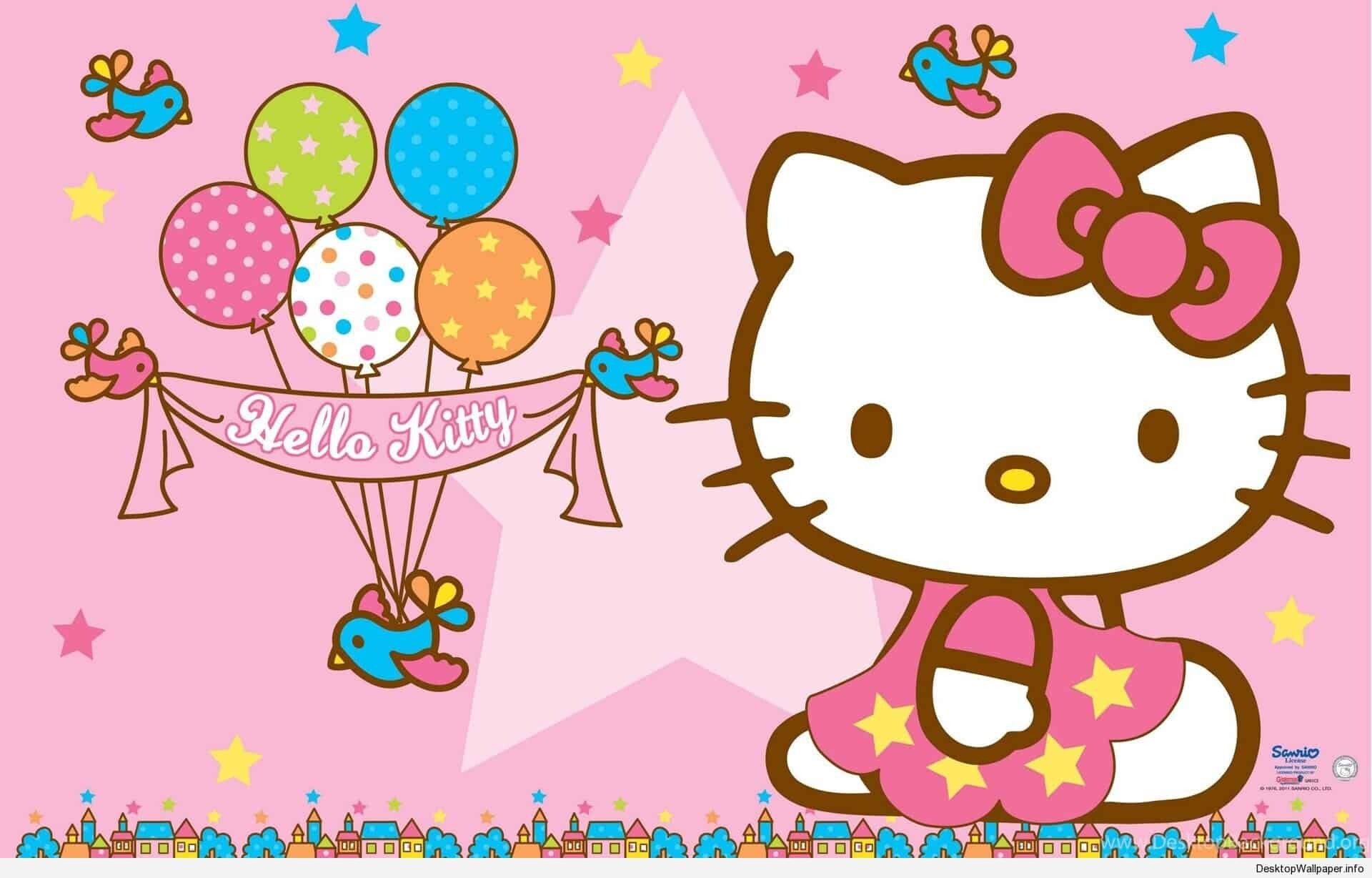 Hello Kitty Birthday Wallpaper: HD, 4K, 5K for PC and Mobile. Download free image for iPhone, Android