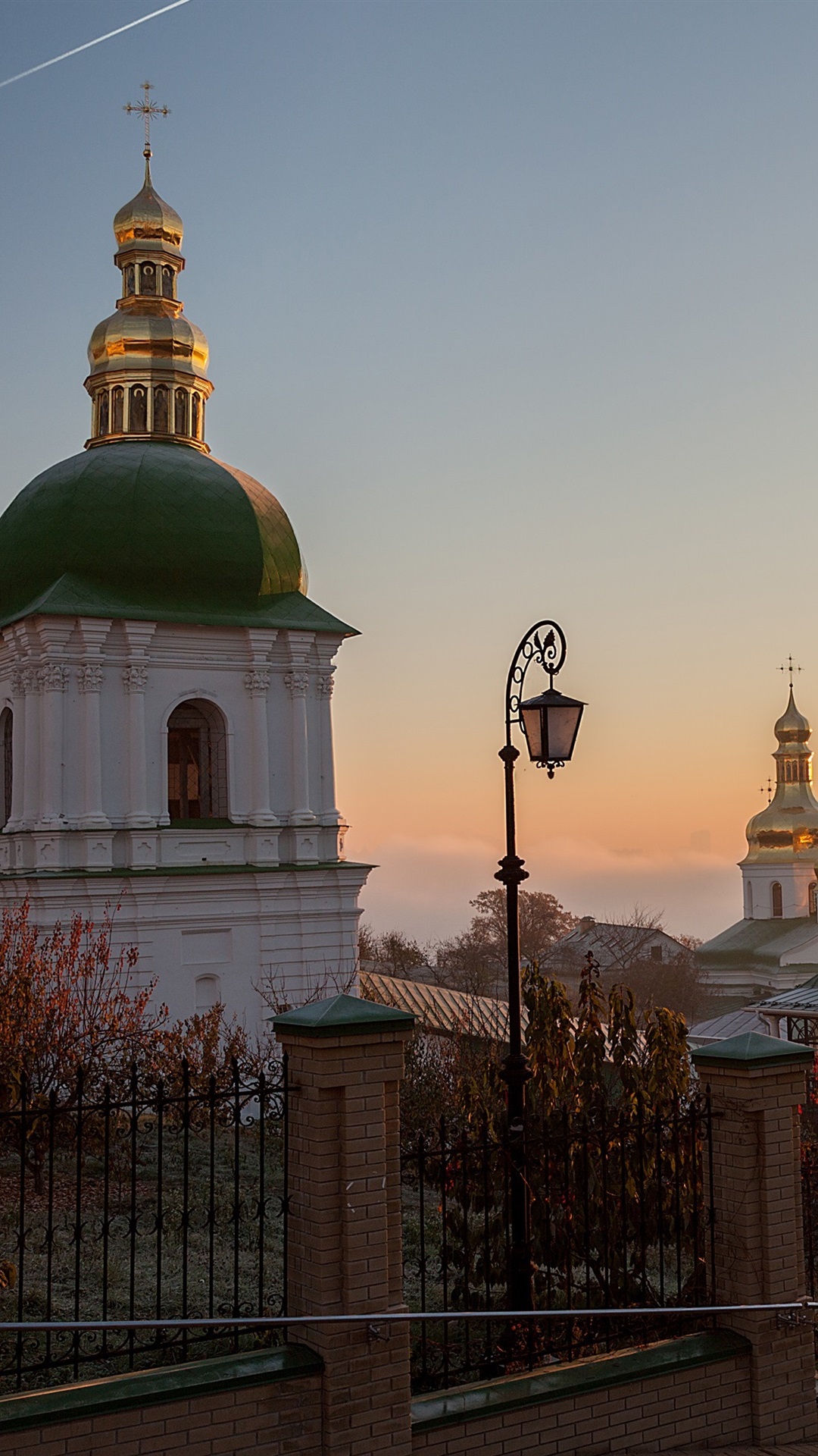 Ukraine, Dawn, Street, Church, Monastery, Sunrise 1080x1920 IPhone 8 7 6 6S Plus Wallpaper, Background, Picture, Image