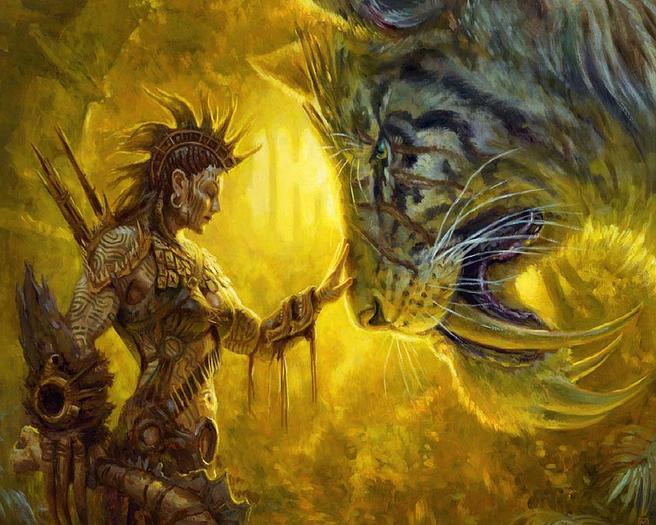 Saber Tooth Tiger Wallpaper