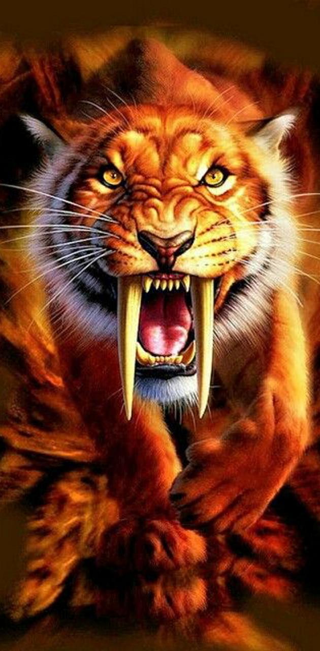 Sabre Tooth Tiger wallpaper