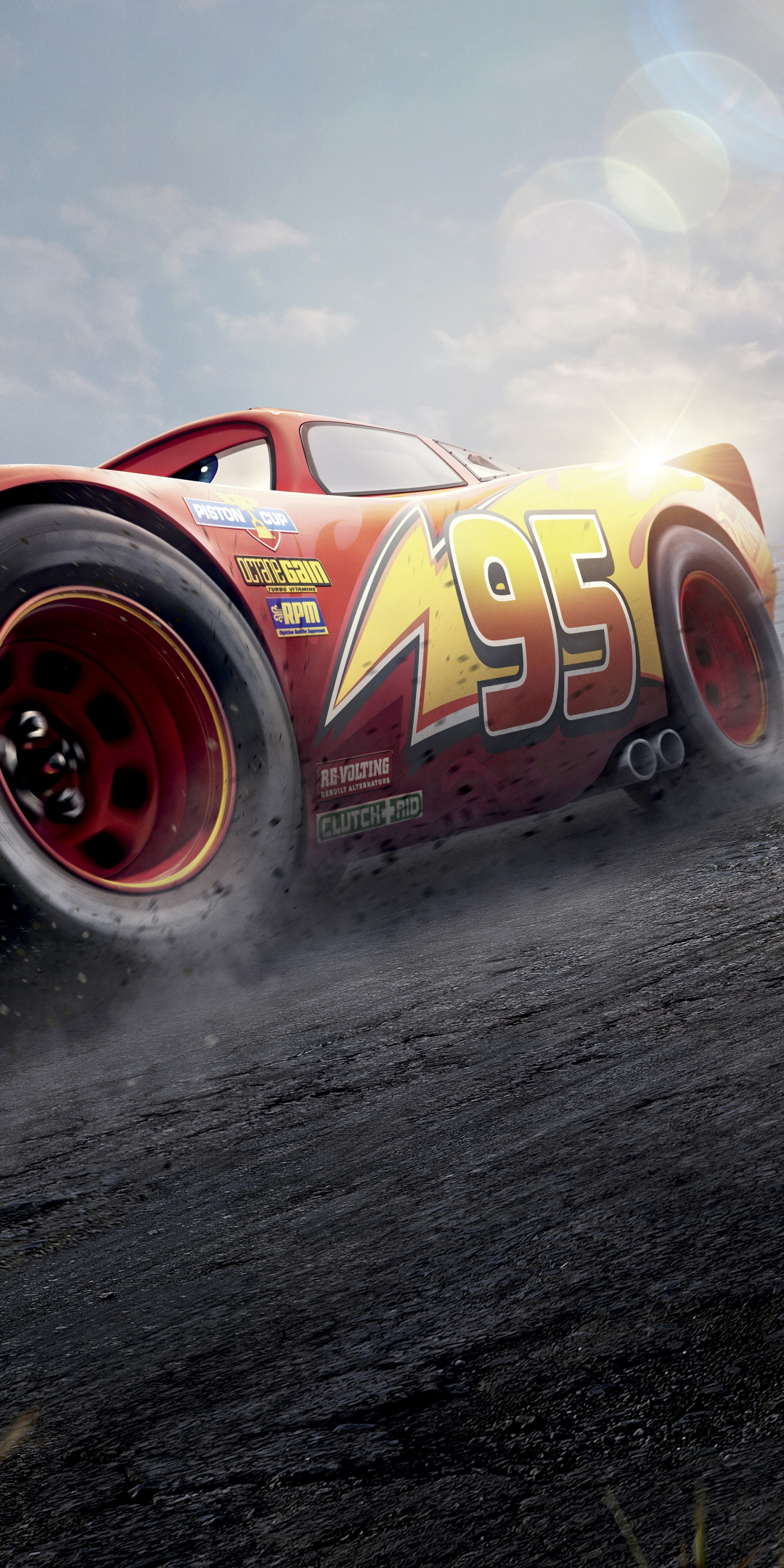 Download cars 3, red lightning mcqueen, 2017 movie 1080x2160 wallpaper, honor 7x, honor 9 lite, honor view 10, 1080x2160 HD image, background, 20210