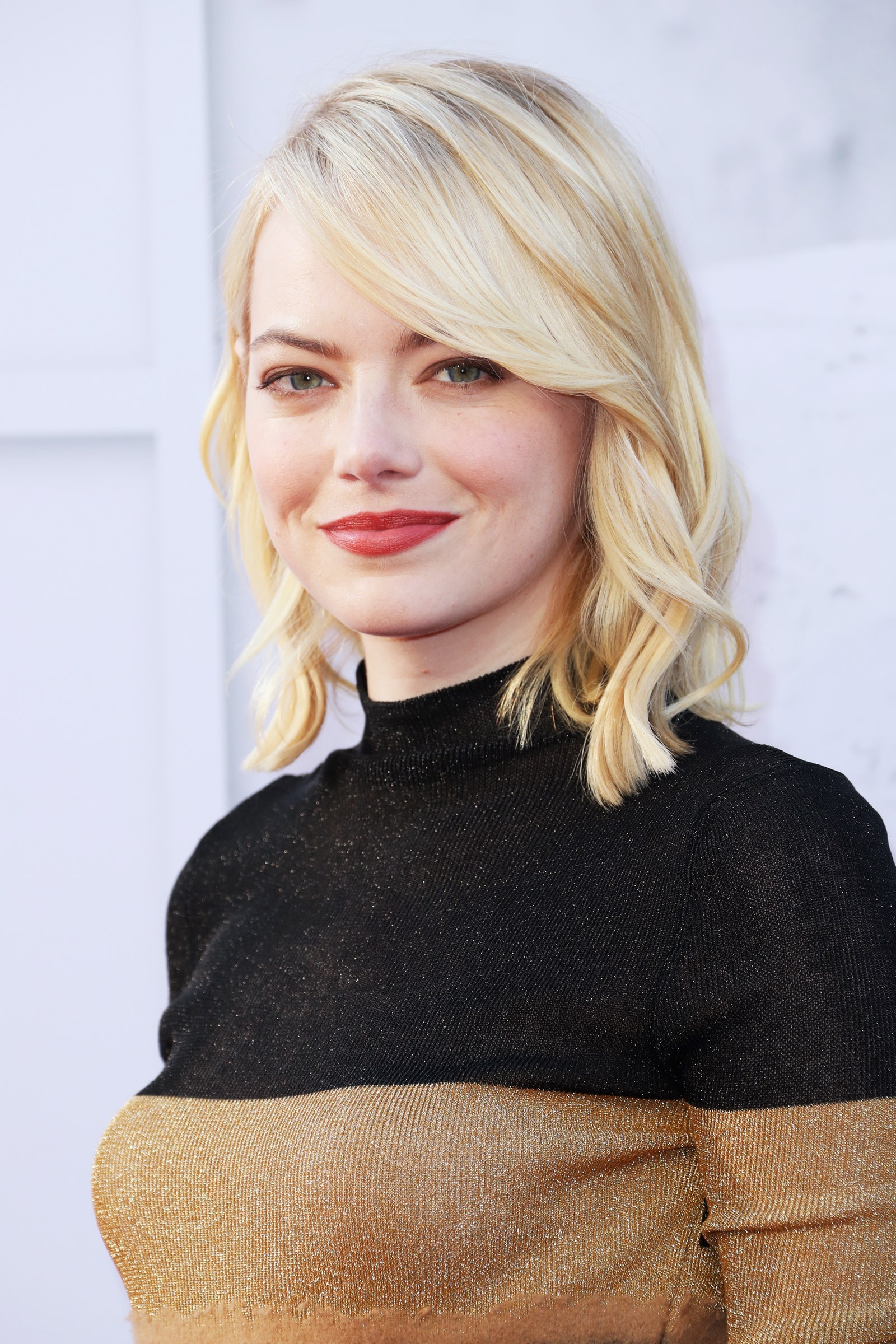 Emma Stone Unveils Platinum Blonde Hair Color