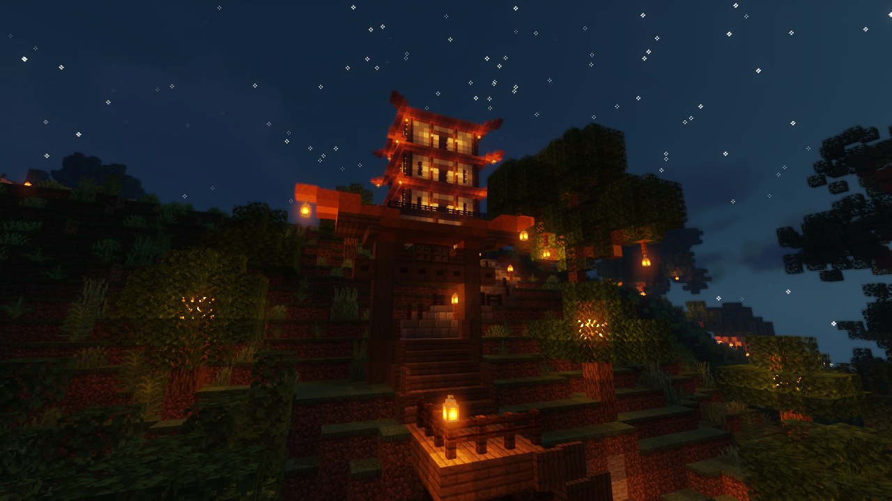 Minecraft Japanese Temple