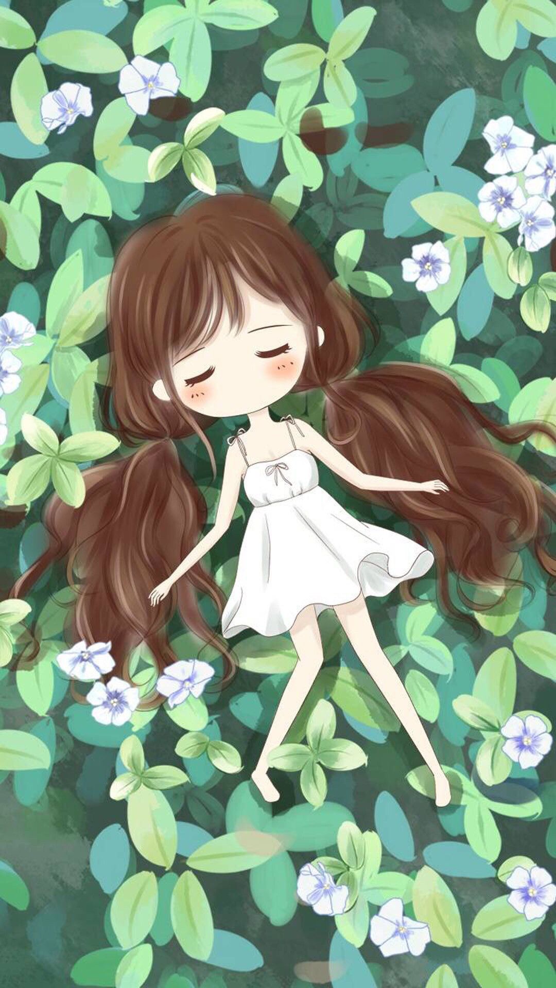 Cute Couple Chibi Anime Wallpaper