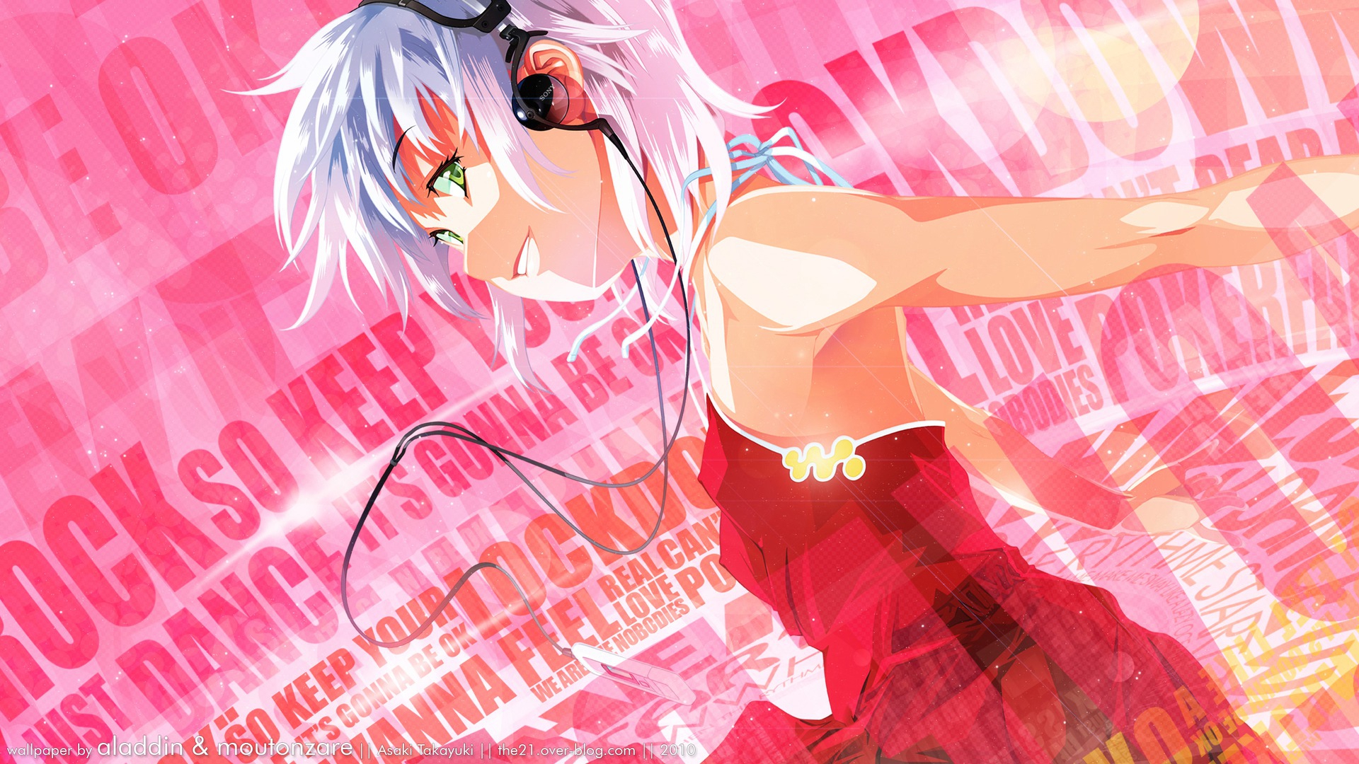 anime girl with headphones Download Anime Girl Wallpaper Chrome Geek