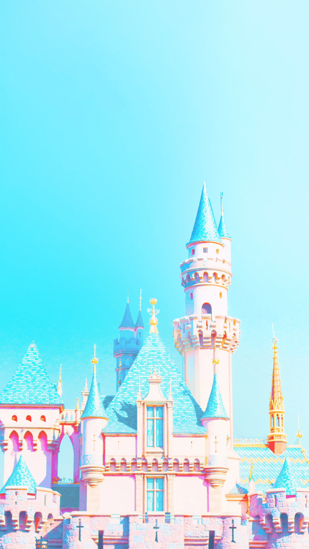 Disneyland Mobile Wallpaper, Sleeping Beauty Castle