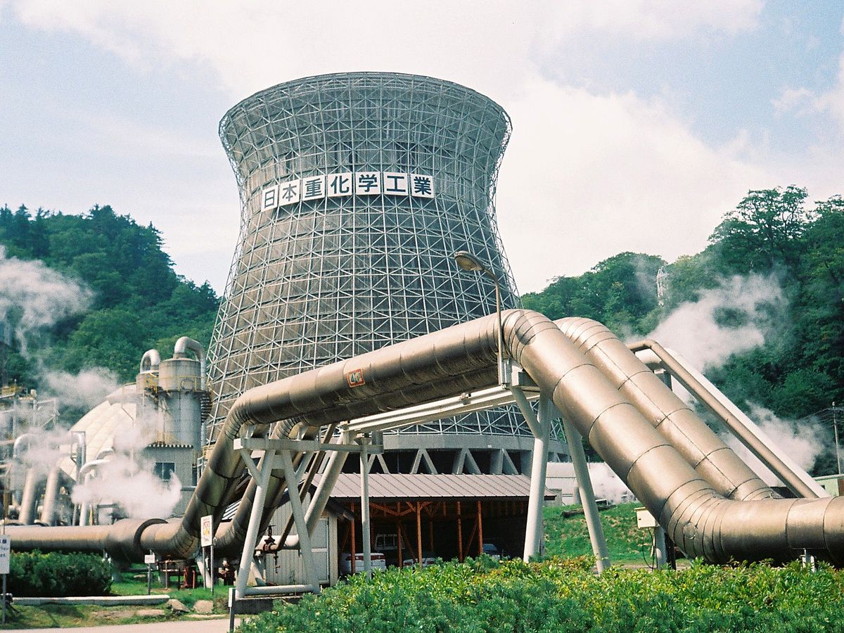 Geothermal power in Japan