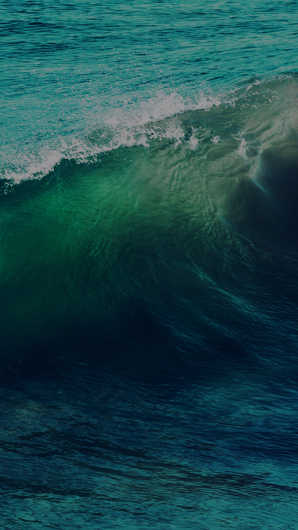 iPhone X wallpaper. wave sea ocean summer blue dark