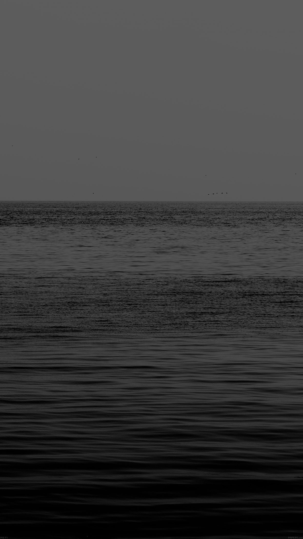 Black Sea Ocean Flat Nature Android Wallpaper Ocean Wallpaper iPhone