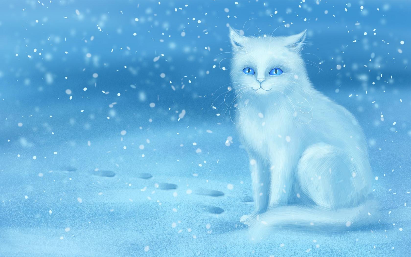 Free download WHITE CAT IN WINTER WALLPAPER 120475 HD Wallpaper [1680x1050] for your Desktop, Mobile & Tablet. Explore Cats in Winter Wallpaper. Desktop Nexus Winter Wallpaper, Computer Wallpaper Background