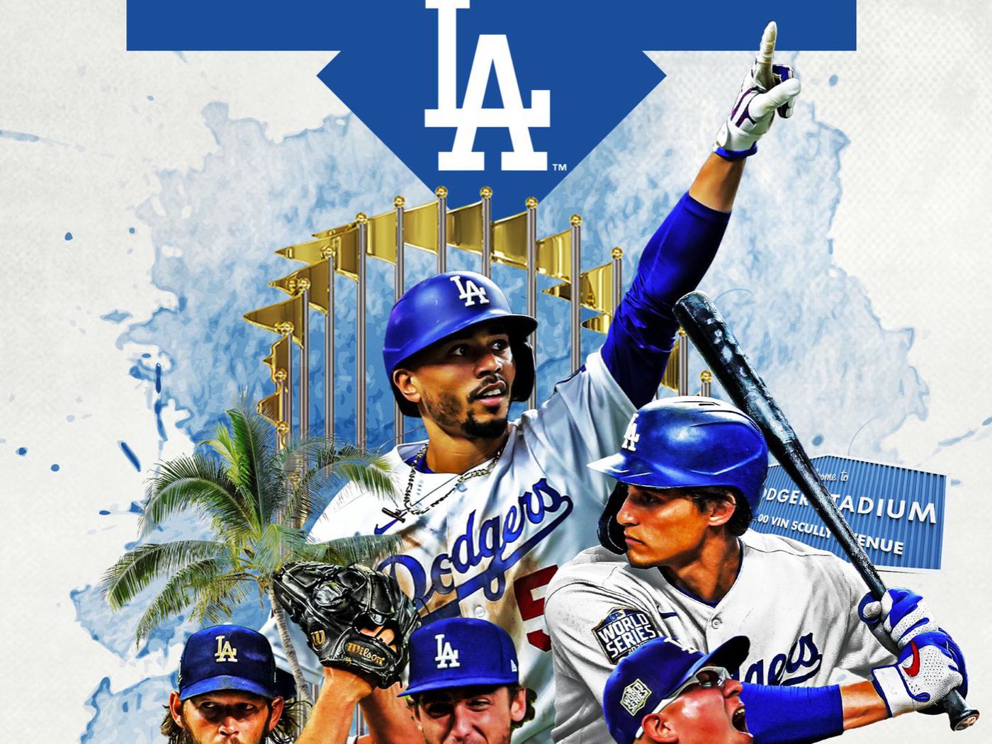 Dodgers Baseball Desktop Wallpapers Wallpaper Cave