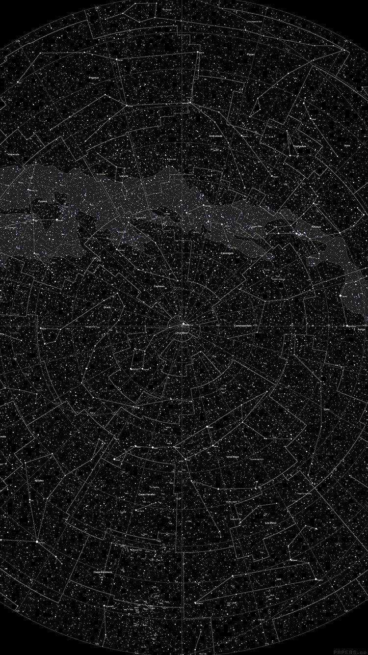Space Star Map Pattern Dark. Dark Wallpaper Iphone, Black Wallpaper Iphone, Wallpaper Space