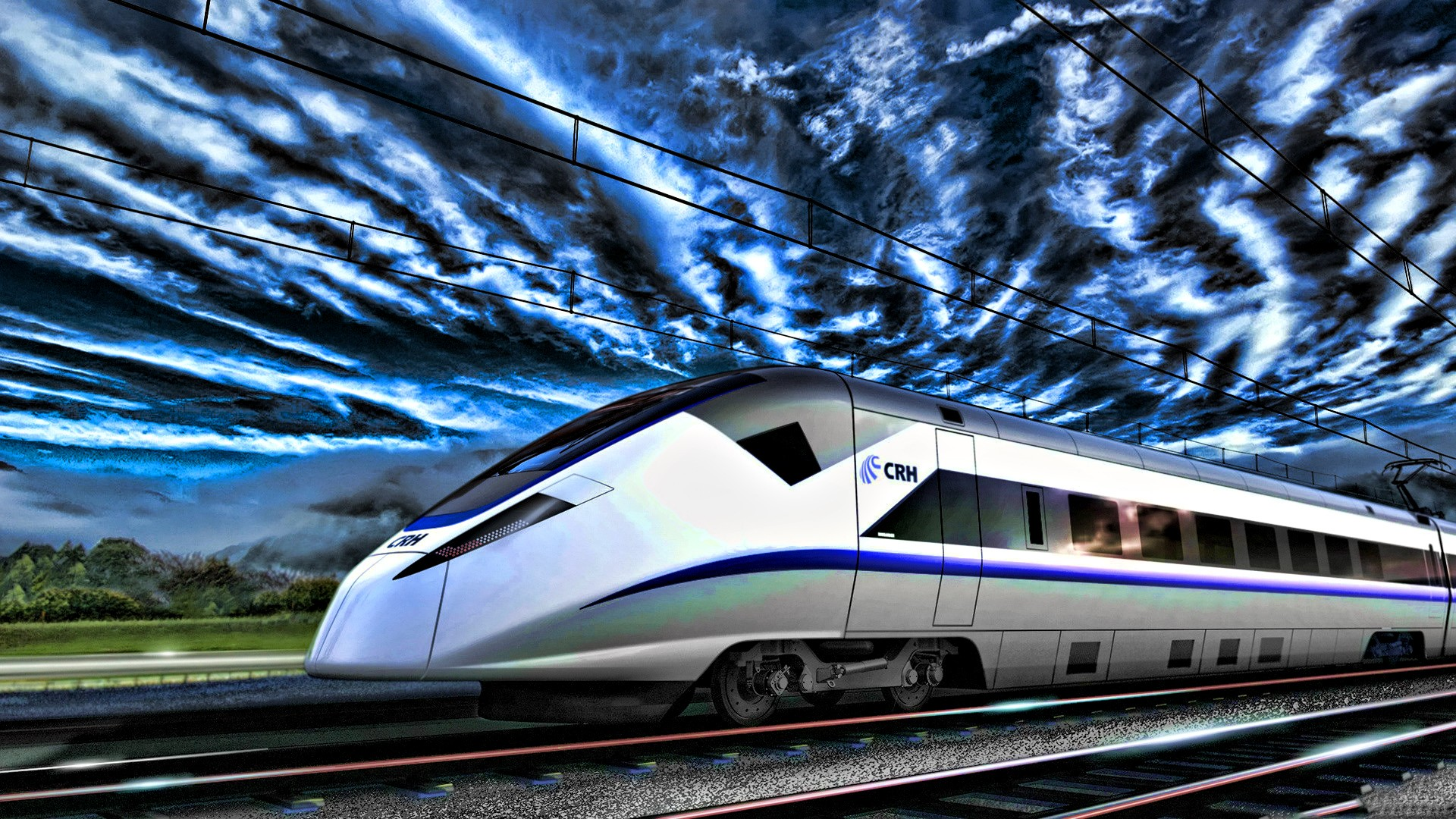 Shinkansen Bullet Train Speed Rail In Ontario