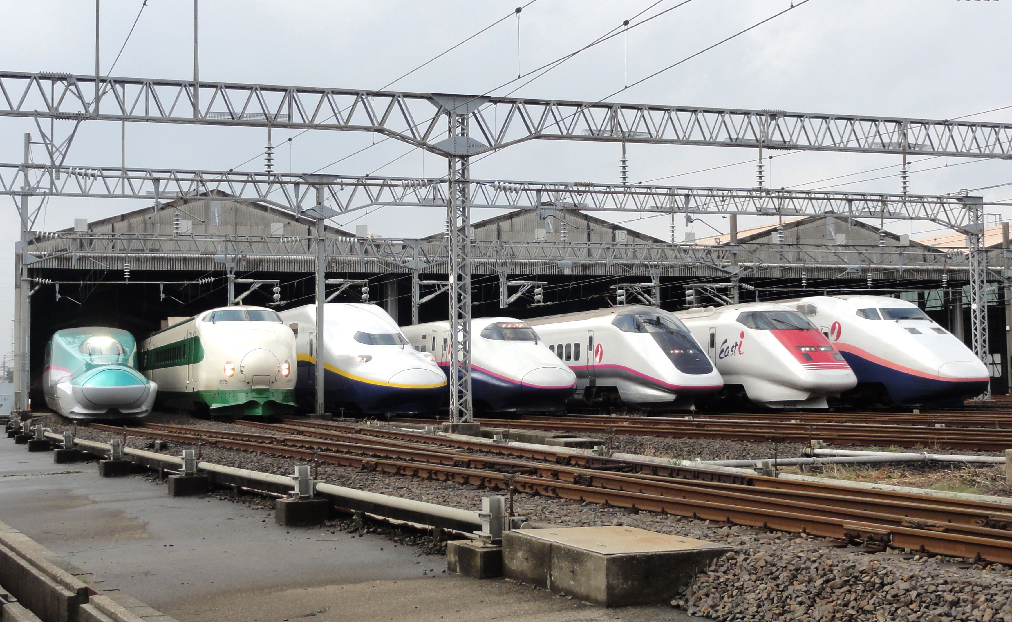 Bullet Train. Japan's high speed bullet trains, also known as Shinkansen trains