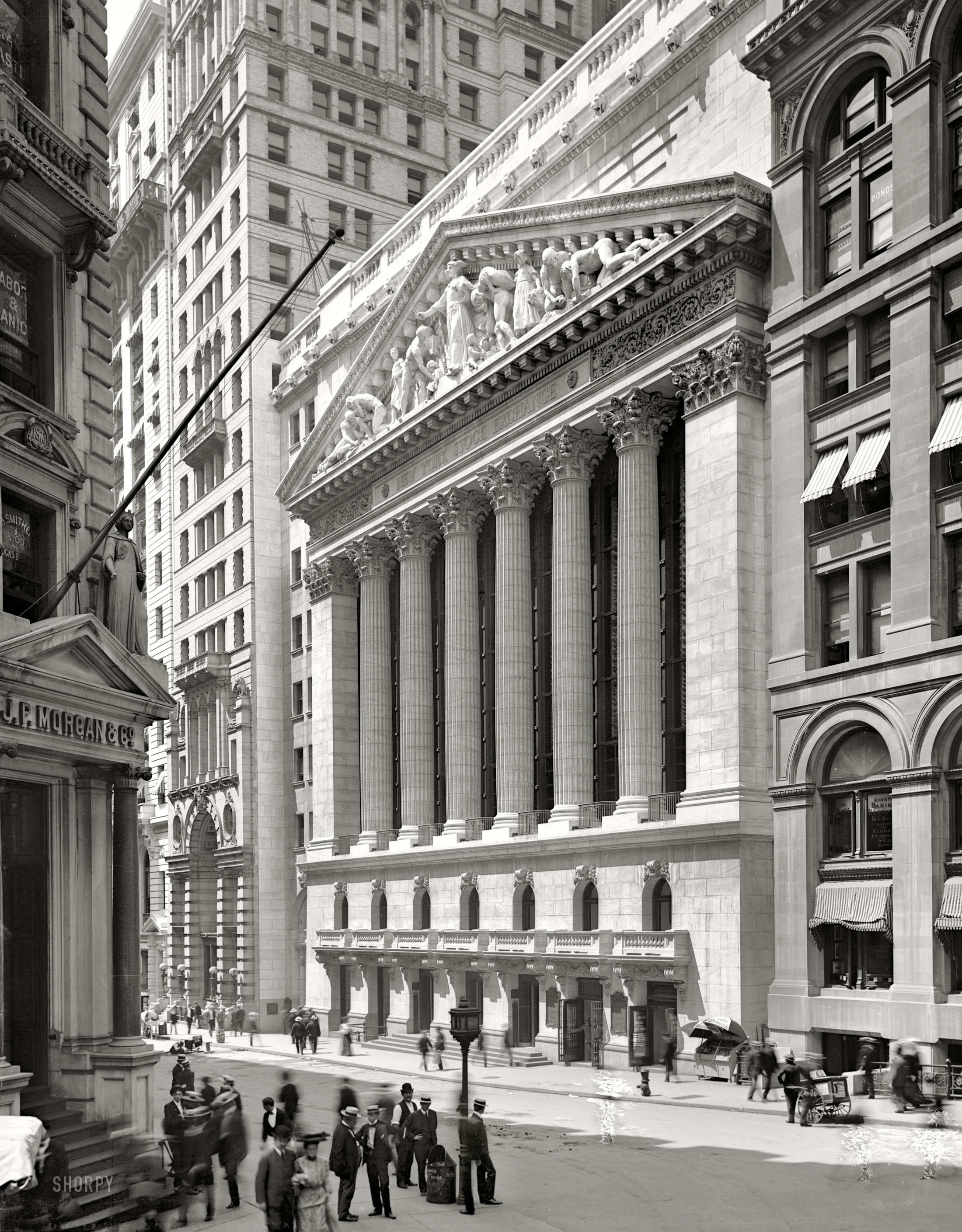 New York Stock Exchange: 1904. Shorpy Old Photo