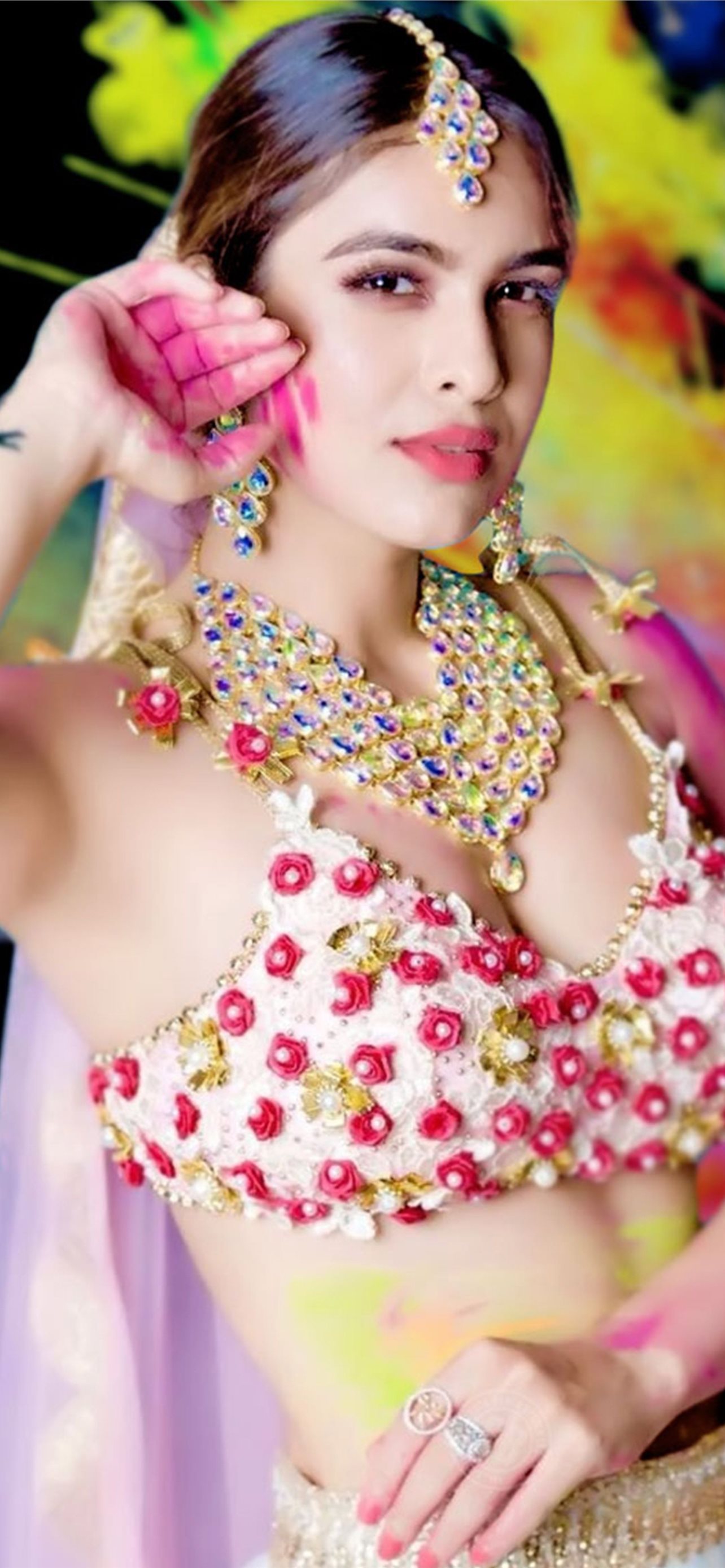 Holi Festival Mobile Cave iPhone Wallpaper Free Download