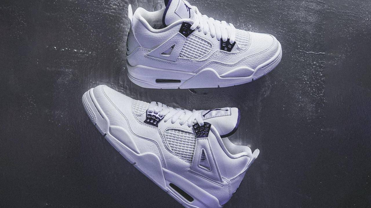 A Closer Look at the Air Jordan 4 Metallic Purple. The Sole Supplier