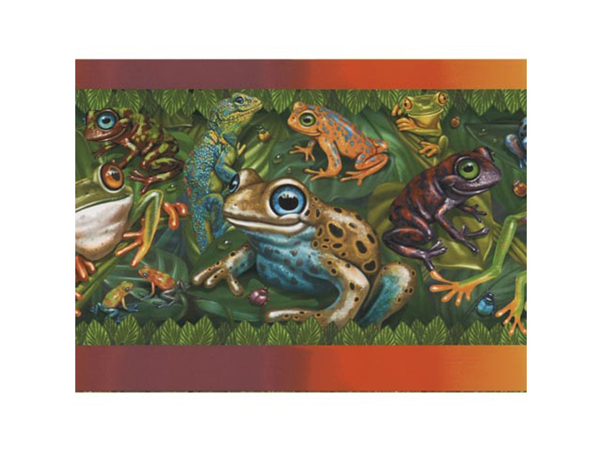 Frog Wallpaper Border JJ6826B