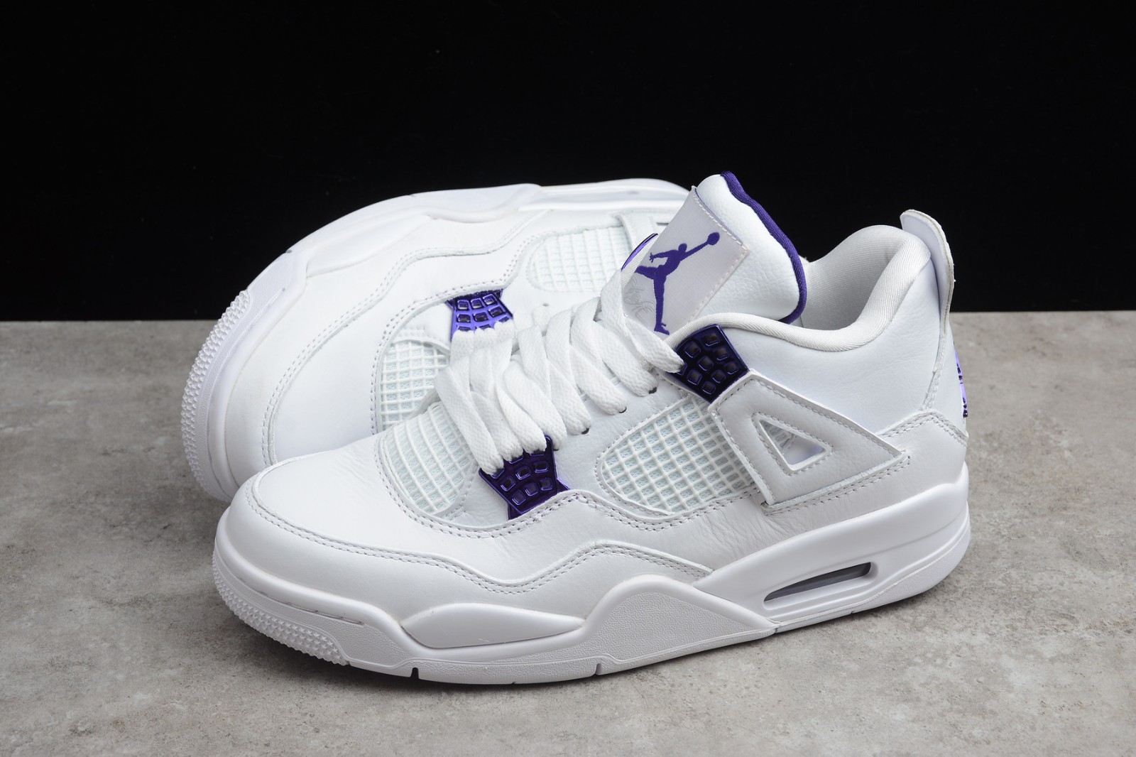 New Nike Air Jordan 4 IV Retro Metallic Purple White AJ4 Basketball Shoes CT8527 115