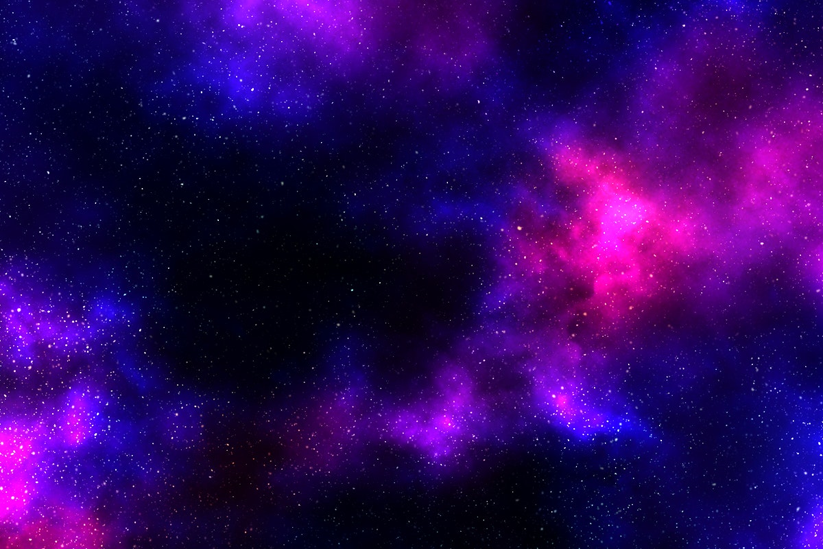 Dark pink and purple galaxy