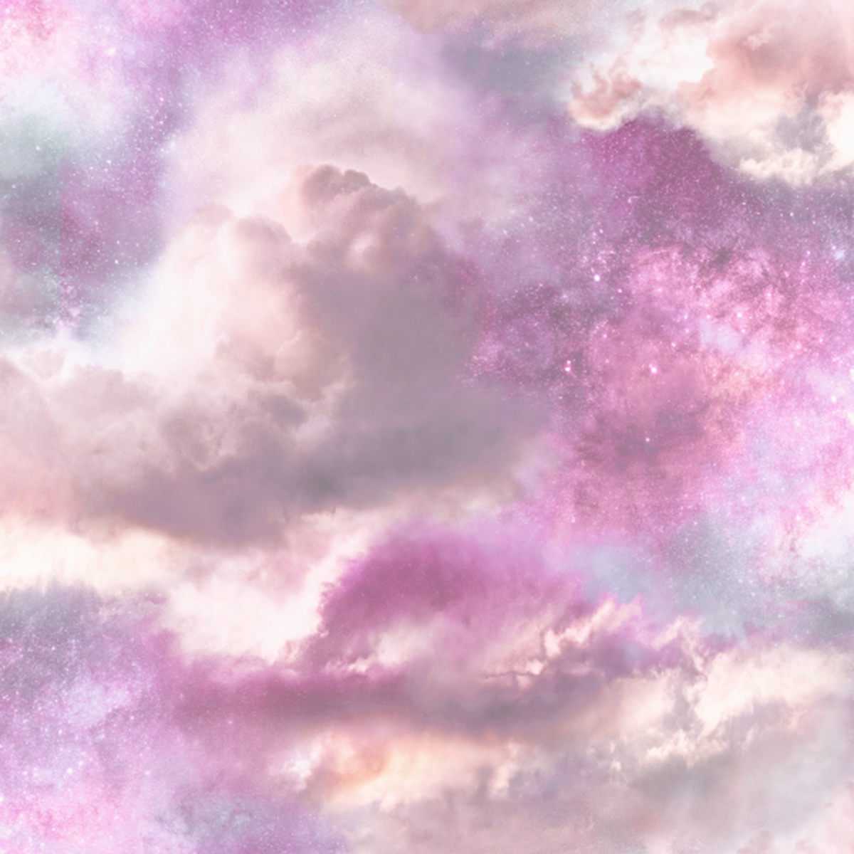 Diamond Galaxy Cloud Wallpaper Purple and Blush Pink Arthouse 260009 World of Wallpaper USA