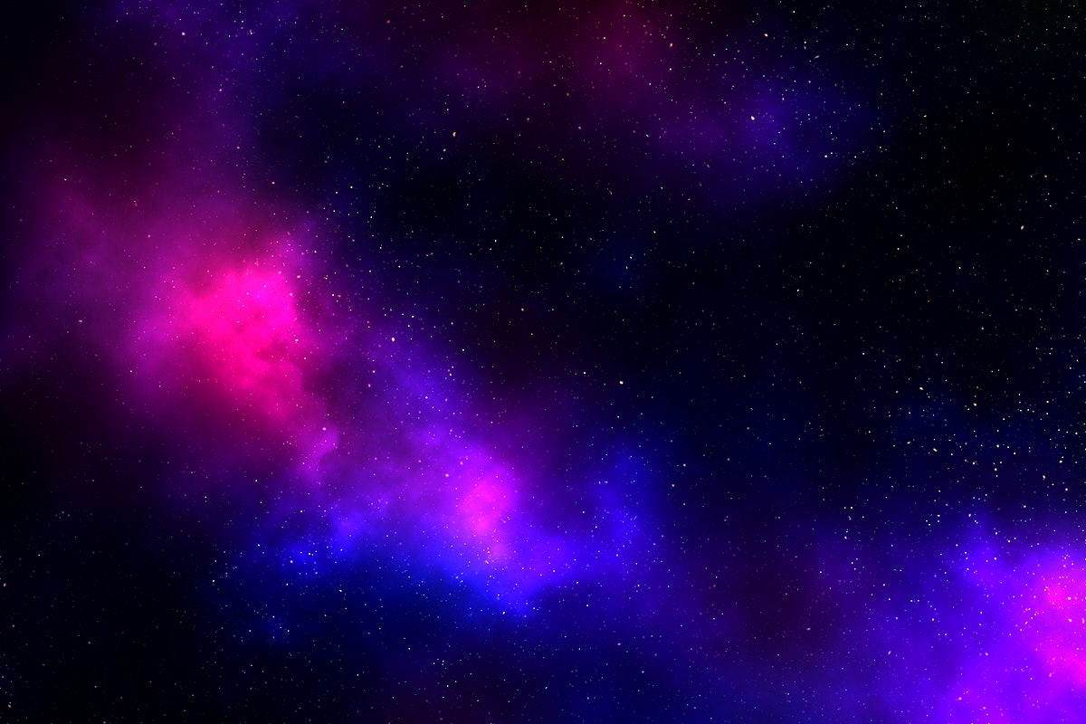 Dark pink and purple galaxy