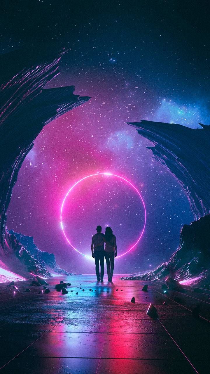 Download Space Valentine day Wallpaper by 7itech now. Browse millions of popular 2017 Wallpaper. Imagine dragons, Art wallpaper, Space art