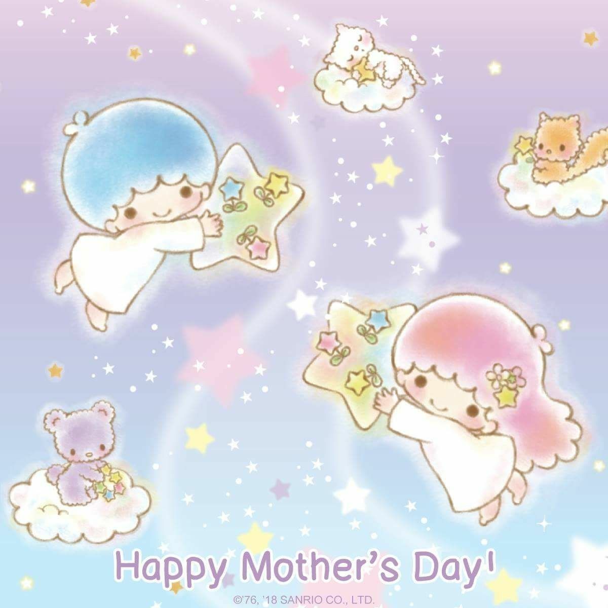 Happy Mother's Day!. Little twin stars, My melody wallpaper, Sanrio wallpaper