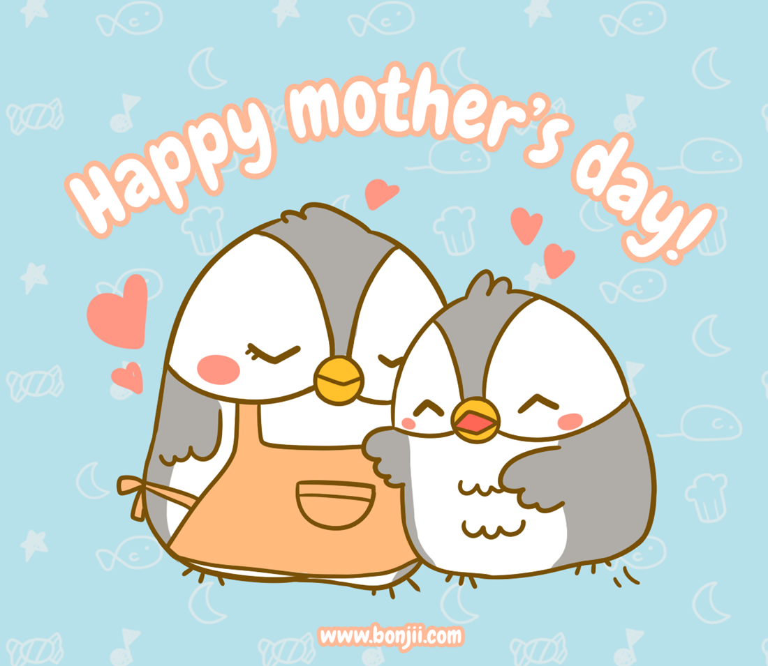 Bonjii, Cuteness, and Owls!. Happy mothers day, Happy mothers, Mother's day