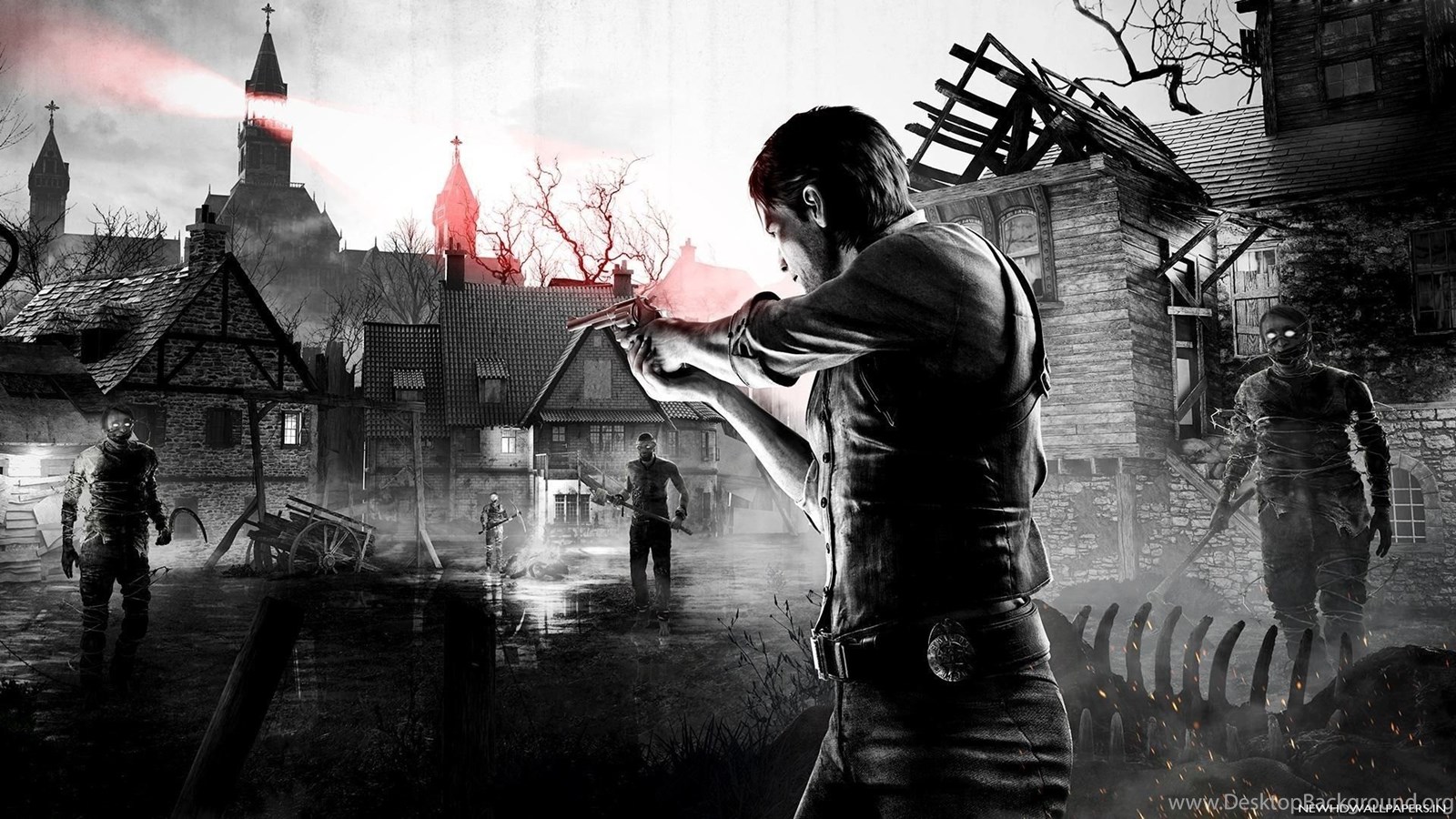 Sebastian Castellanos The Evil Within Game Wallpaper New HD. Desktop Background