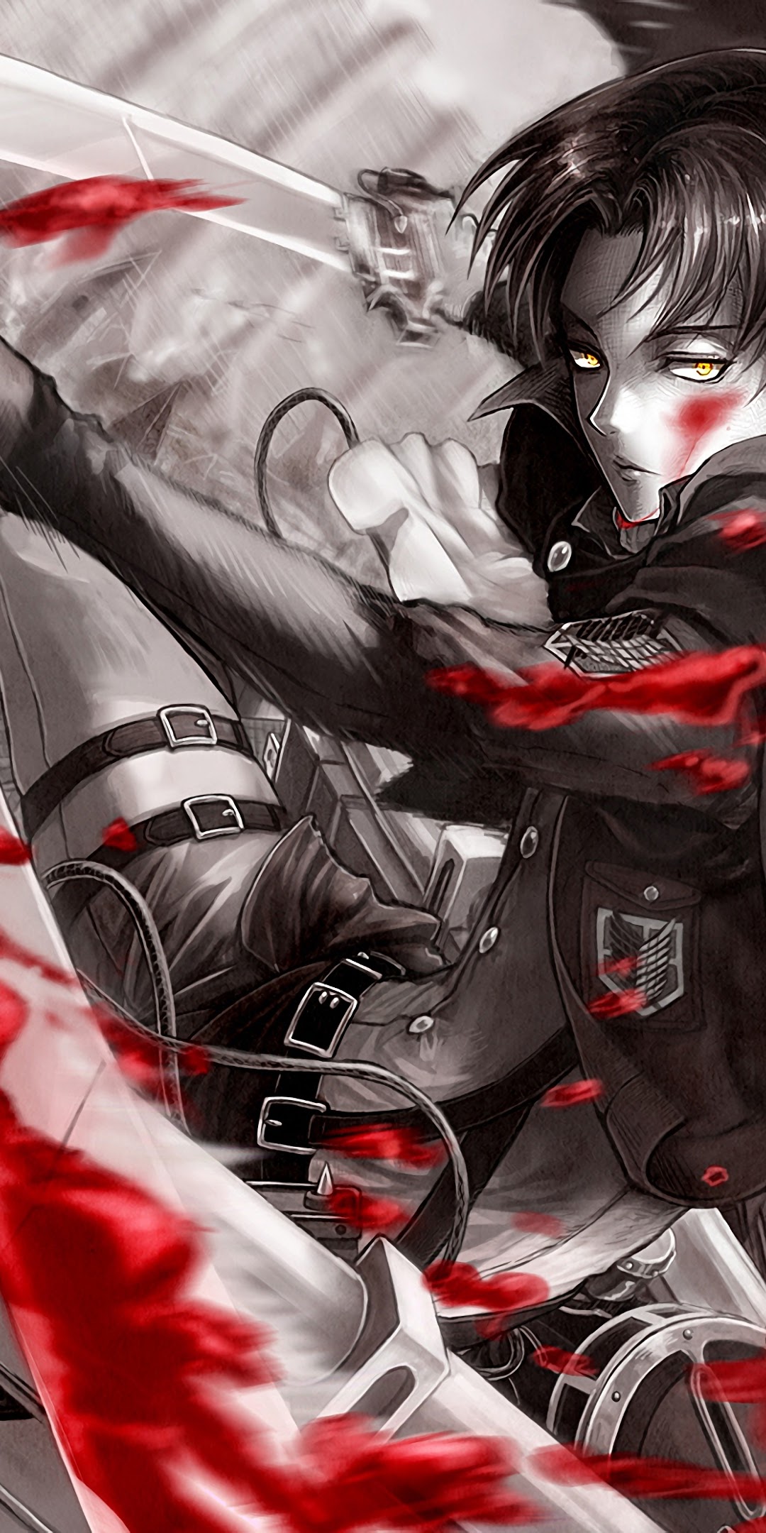Levi Attack on Titan 4K Wallpaper