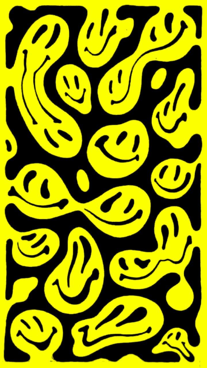 Free download yellow smiles Trippy wallpaper Retro wallpaper iphone Edgy [720x1280] for your Desktop, Mobile & Tablet. Explore Trippy Face Wallpaper. Face Wallpaper, Face Wallpaper, Trippy Wallpaper