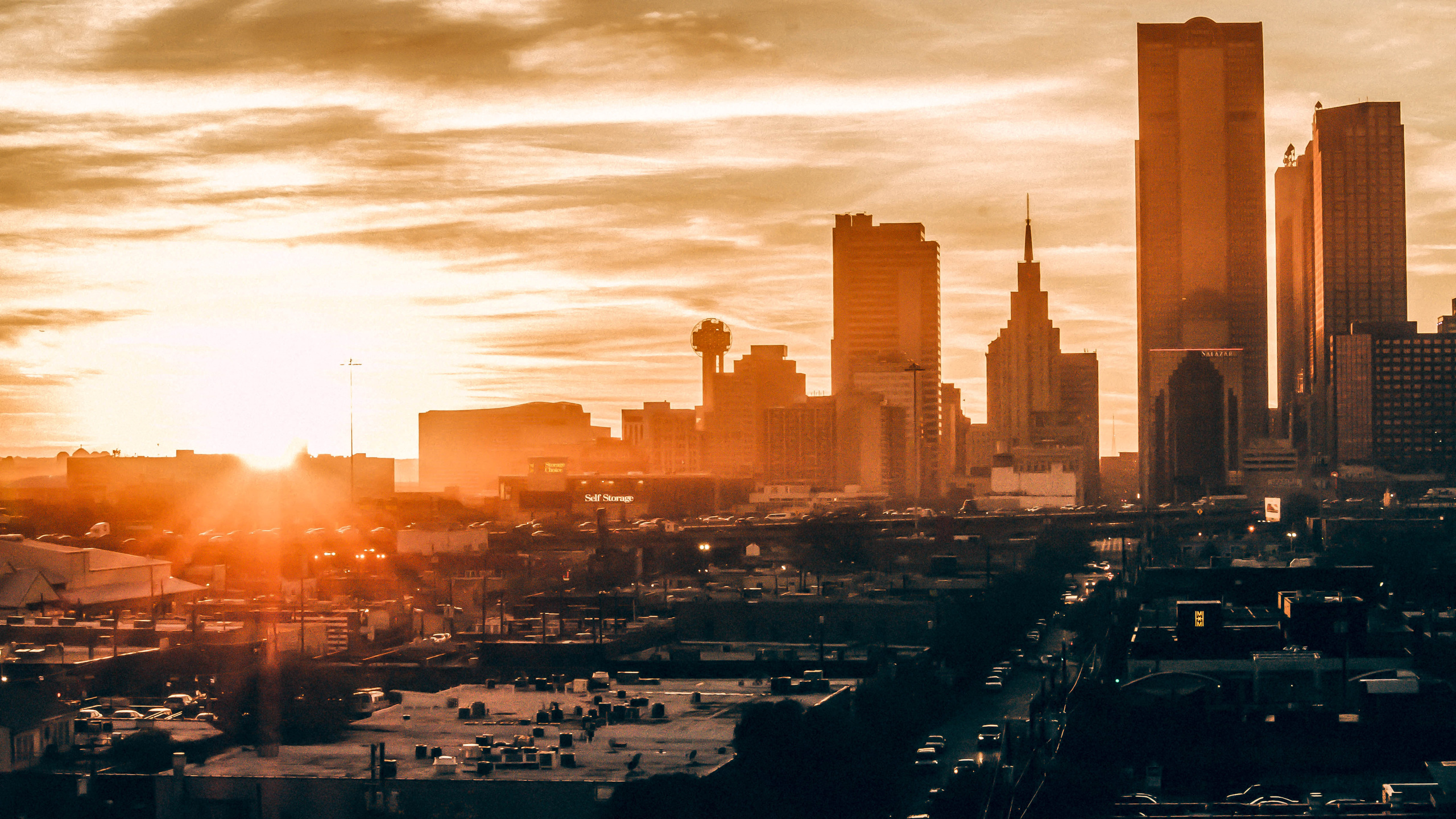 Sunset View Buildings City 4k 1440P Resolution HD 4k Wallpaper, Image, Background, Photo and Picture