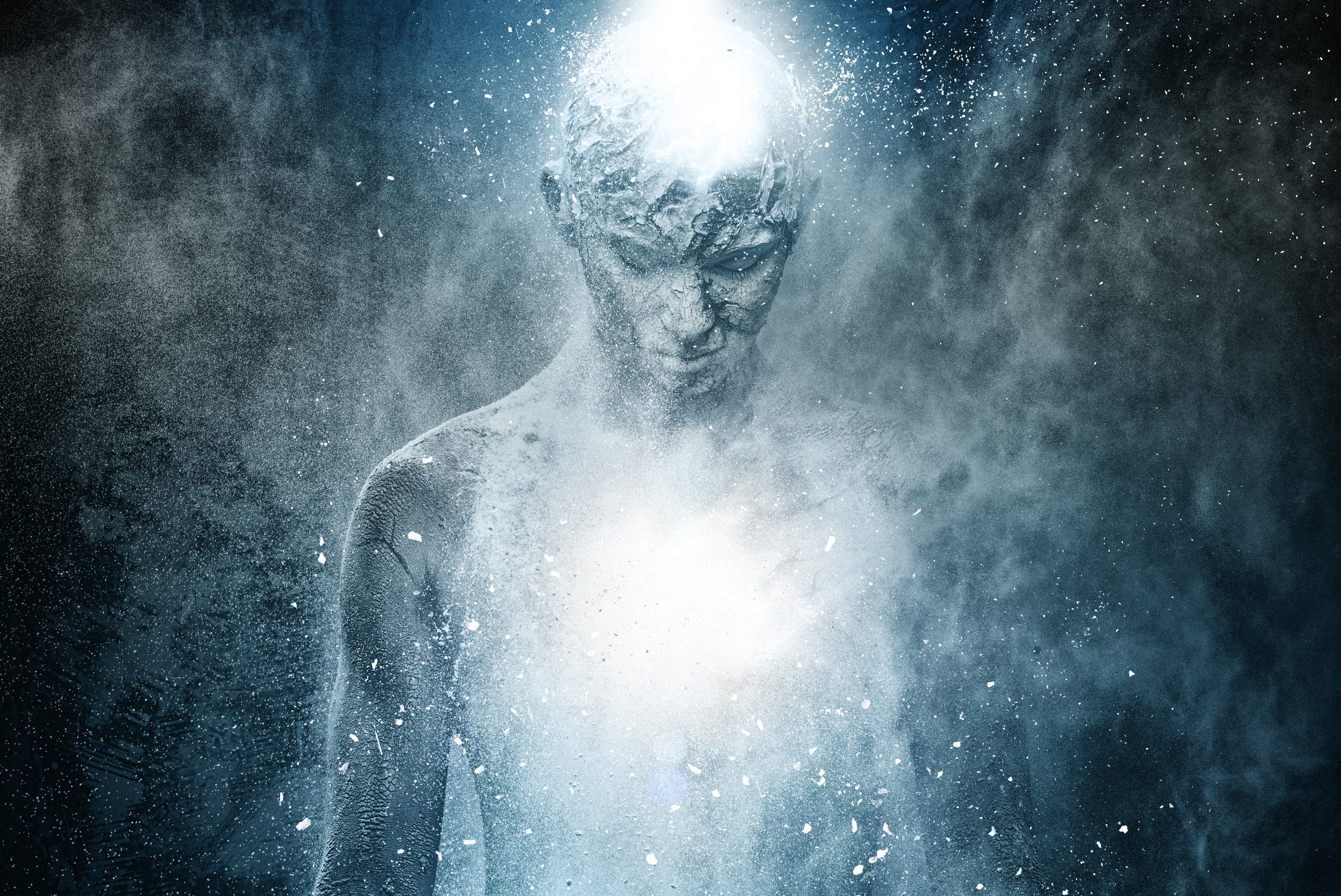 Ghost boy man psychedelic dark wallpaperx3283